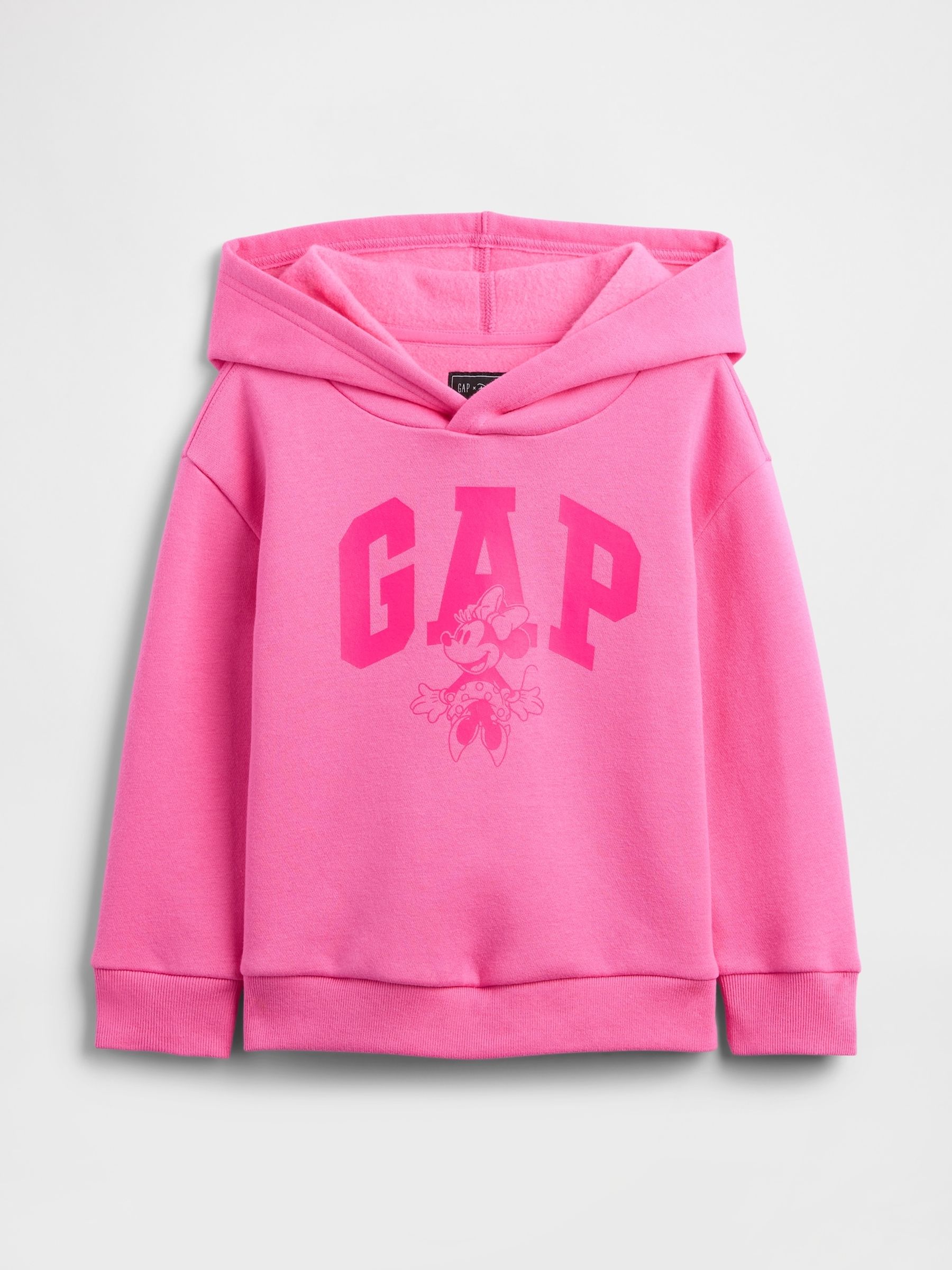 Pink Disney Relaxed Logo Hoodie (6mths-5yrs) - Image 1 of 3