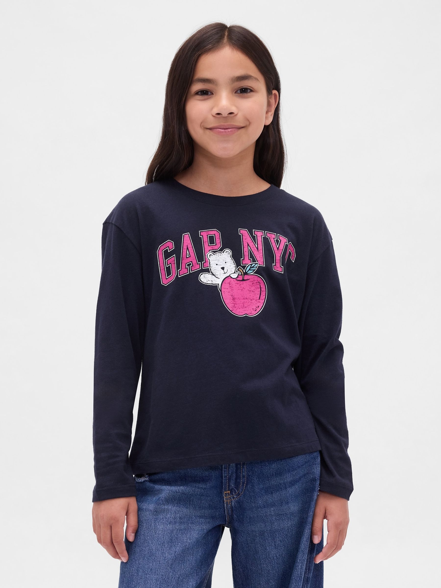 Blue Relaxed Graphic Logo T-Shirt (4-13yrs) - Image 1 of 3