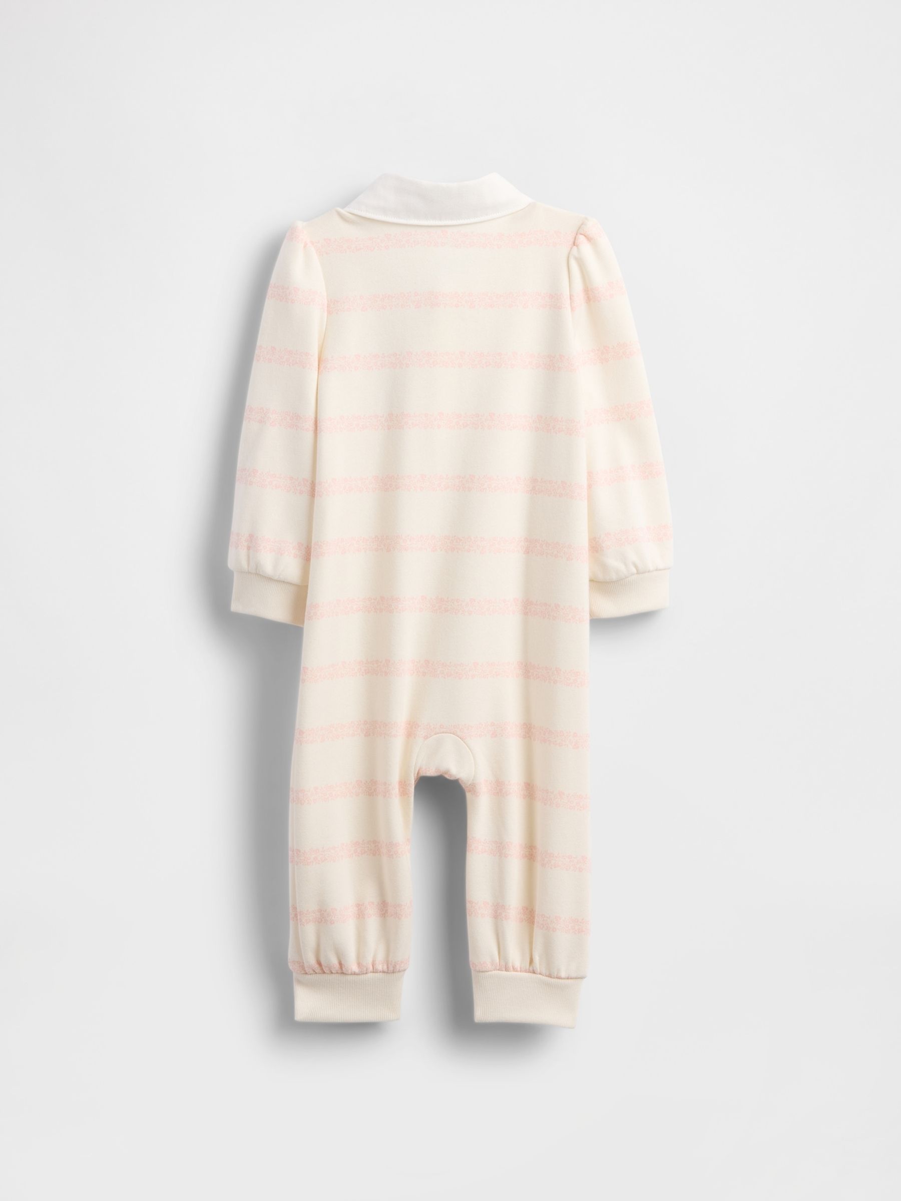 Cream VintageSoft Varsity Bear Logo Sleepsuits One-Piece (Newborn-24mths) - Image 2 of 4