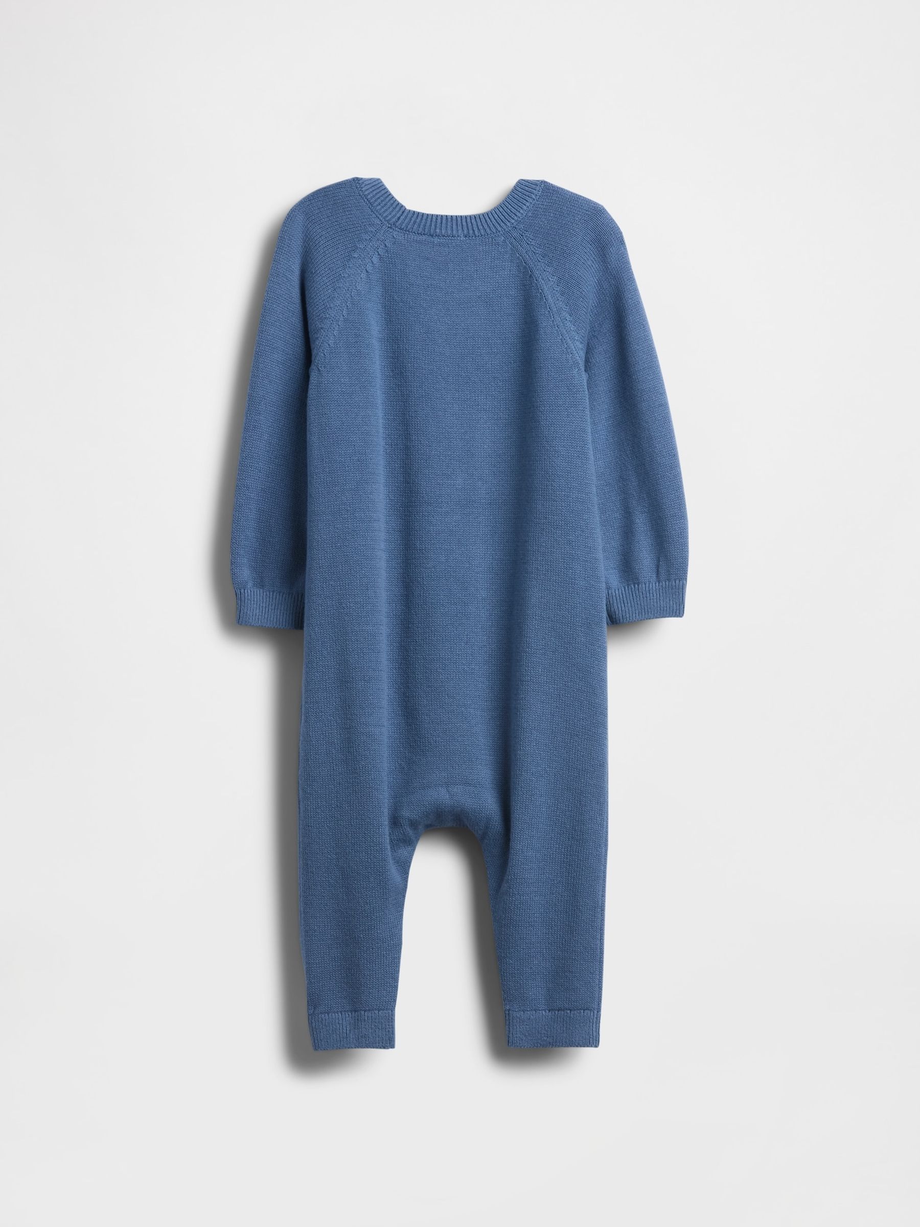 Blue Bear Sweatshirt One-Piece (0-24mths) - Image 2 of 3