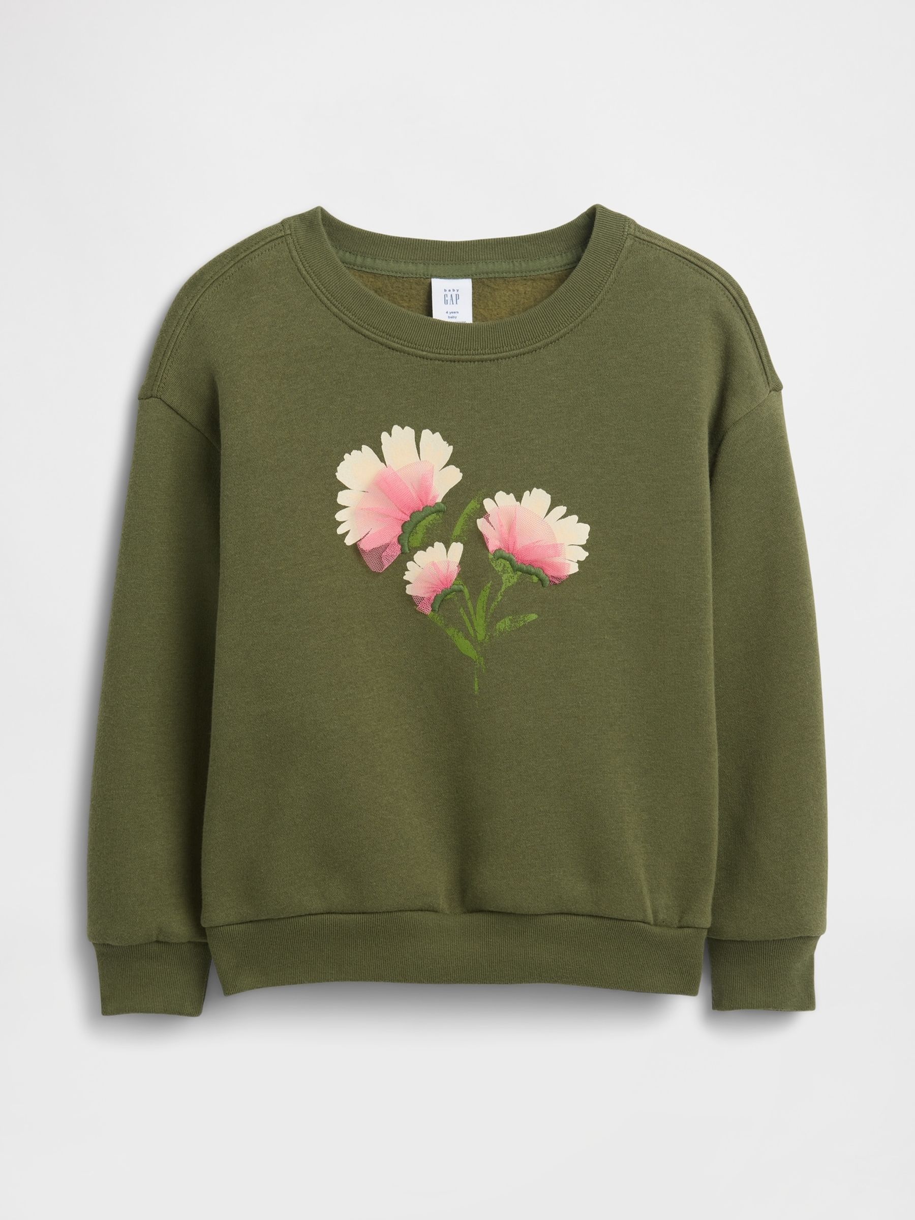 Green Oversized Graphic Sweatshirt (6mths-5yrs) - Image 1 of 3