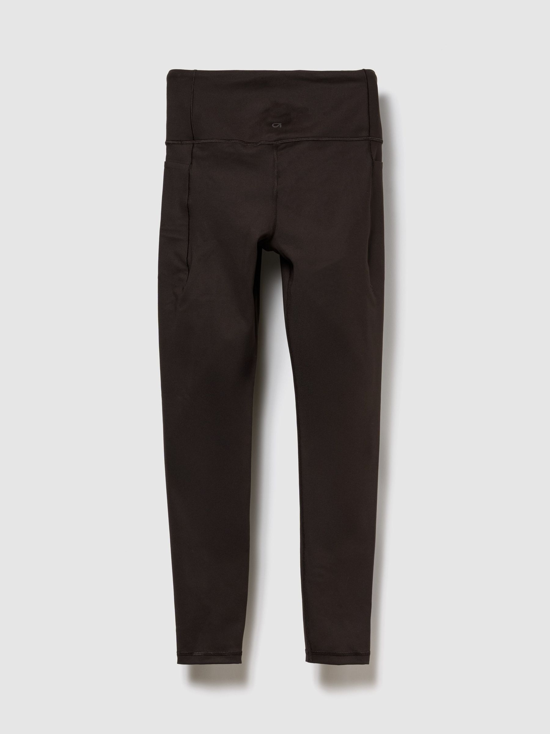 Brown High Waisted Power Full Length Leggings - Image 4 of 5