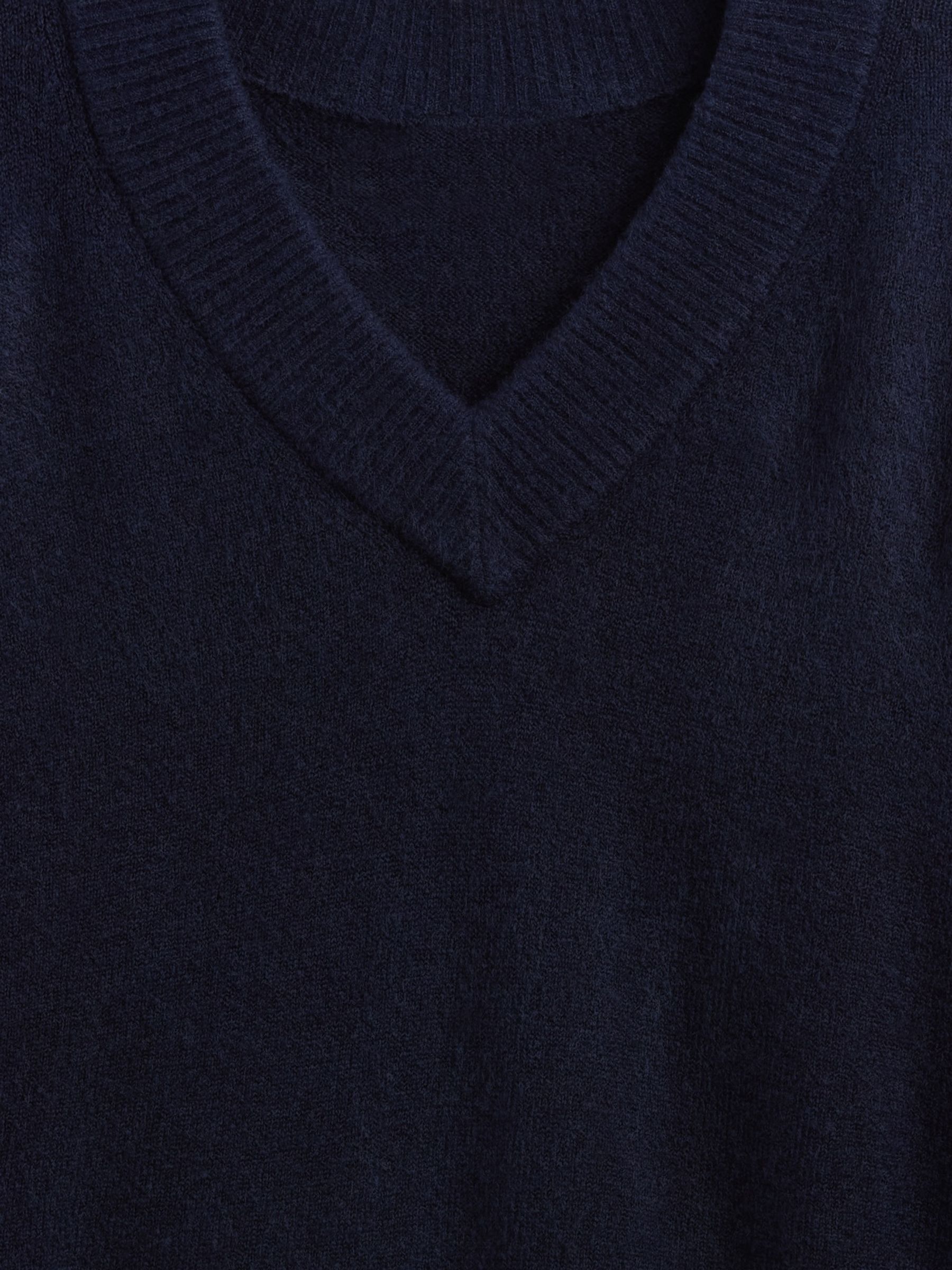 Blue V-Neck Sweatshirt - Image 5 of 5