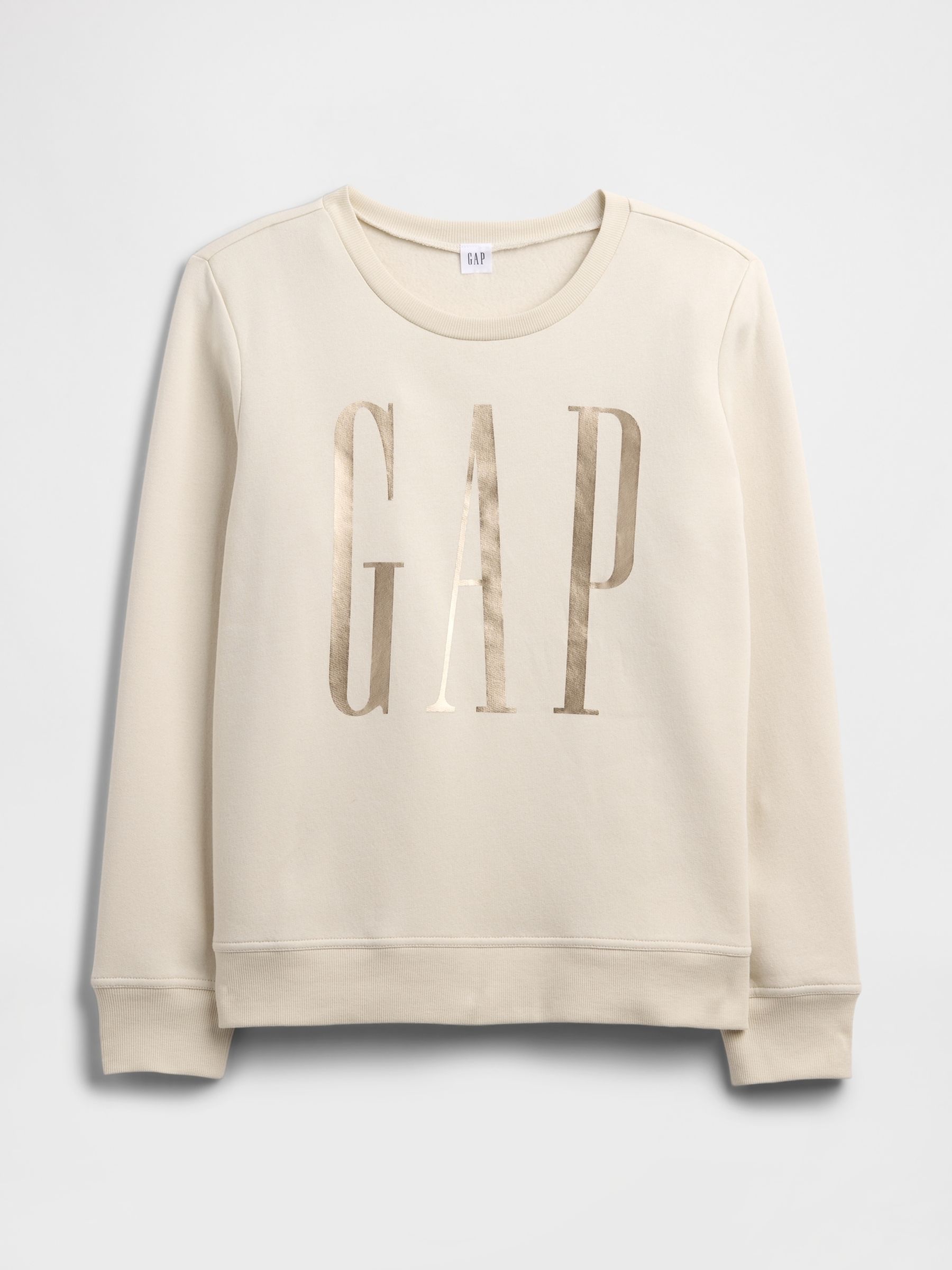 Cream Relaxed Logo Crew Neck Jumper - Image 5 of 5