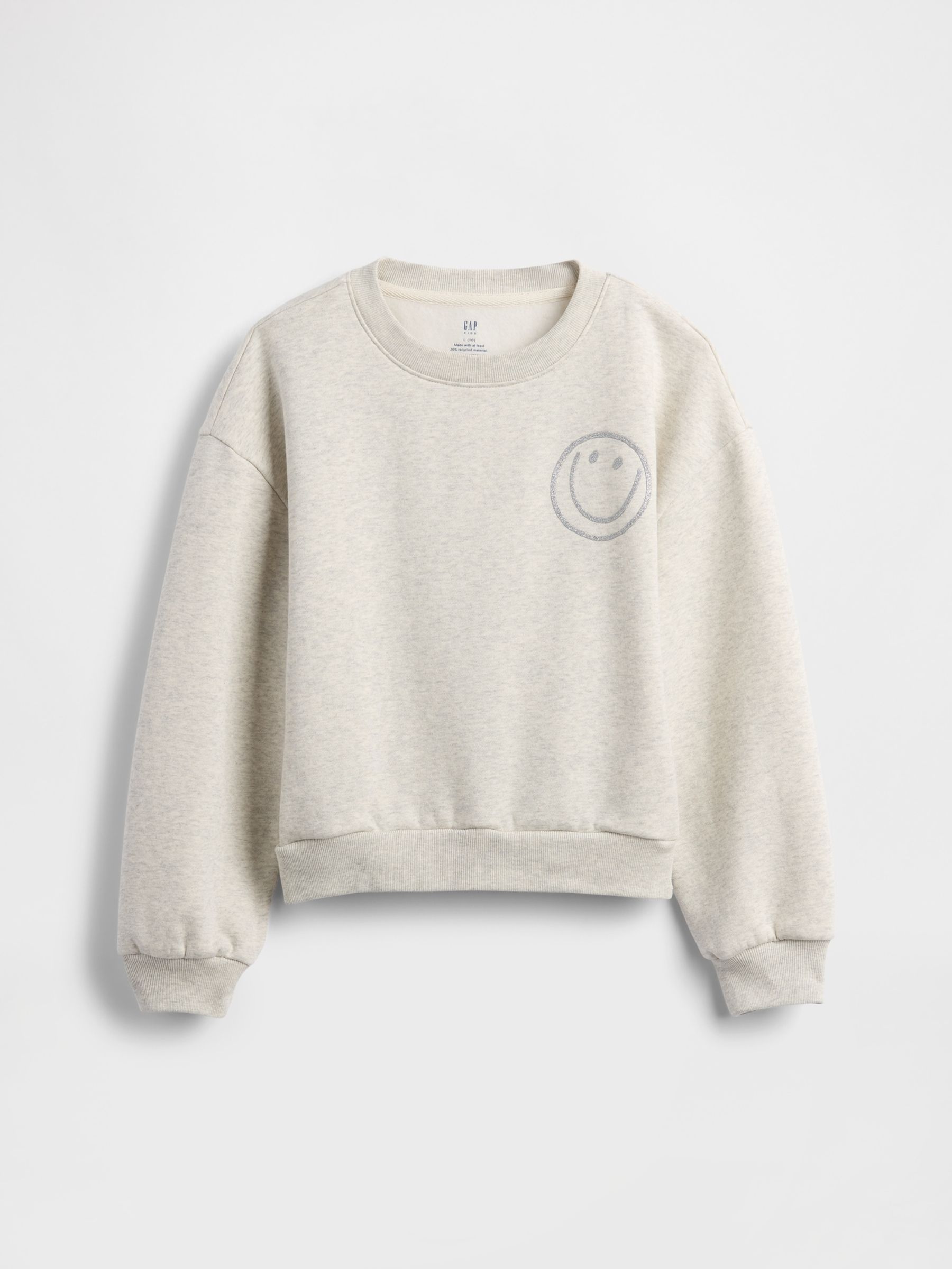 Grey Vintage Soft Dolman Sweatshirt (4-13yrs) - Image 4 of 5