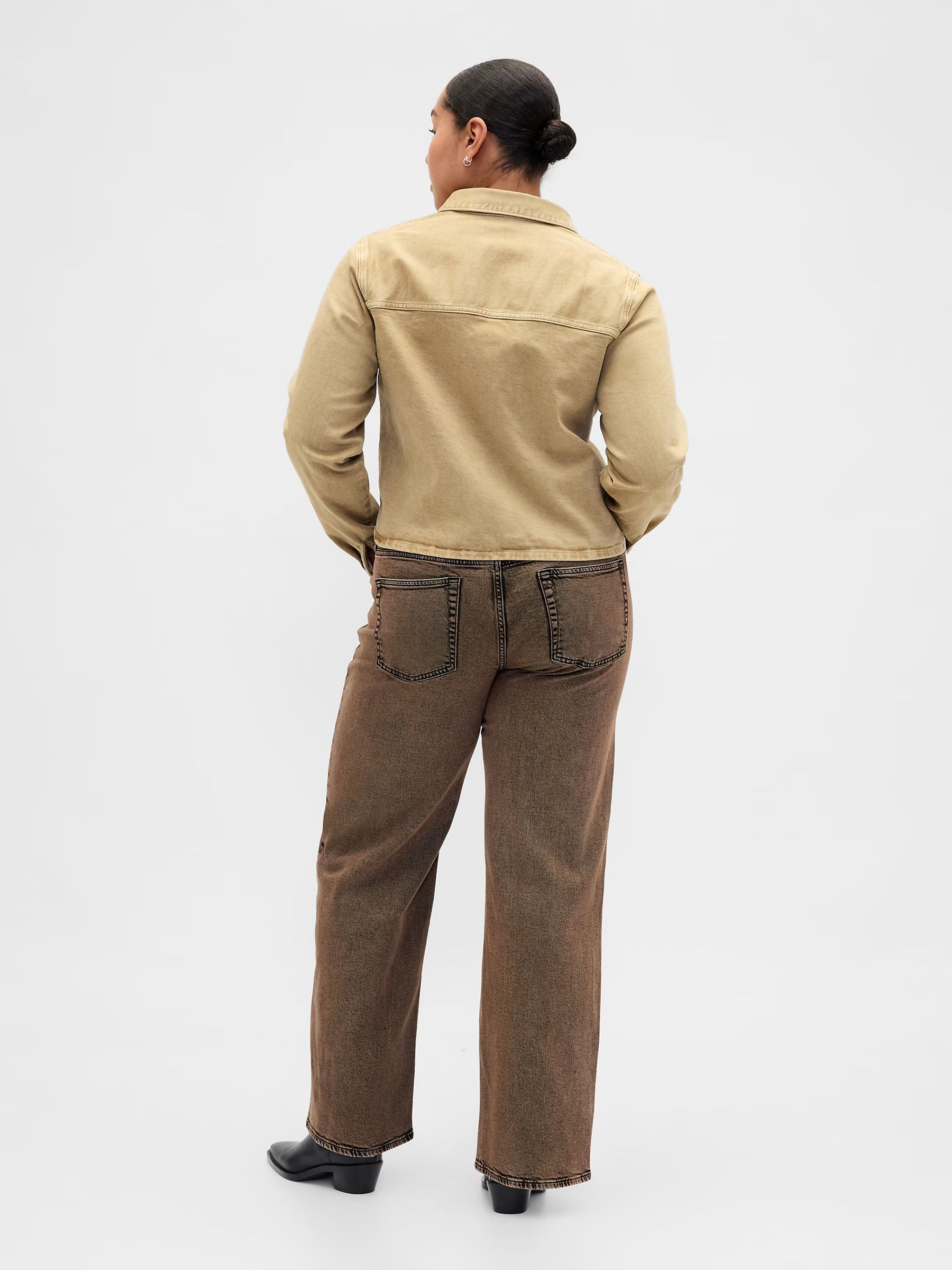 Brown Low Waisted 90s Loose Jeans - Image 5 of 6