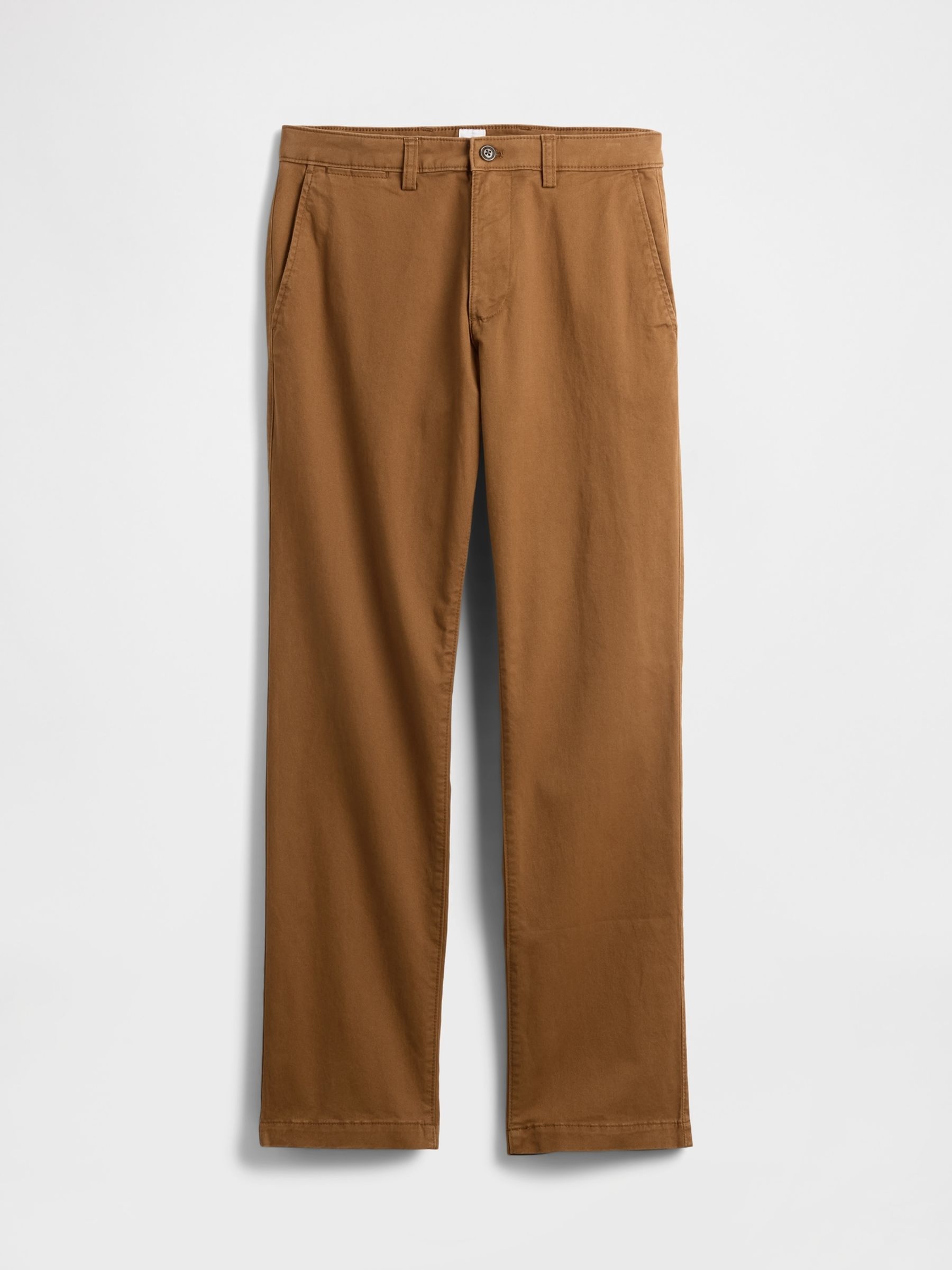 Brown Essential Chinos in Straight Fit - Image 6 of 6