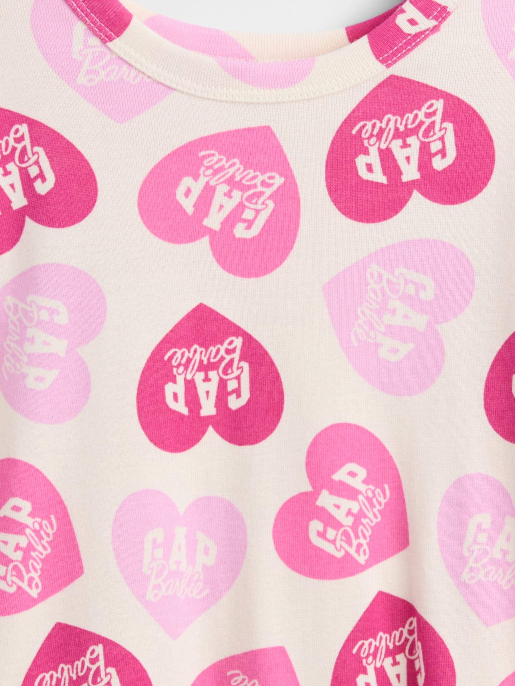 White Barbie Cotton Pyjamas Set (6mths-5yrs) - Image 3 of 3