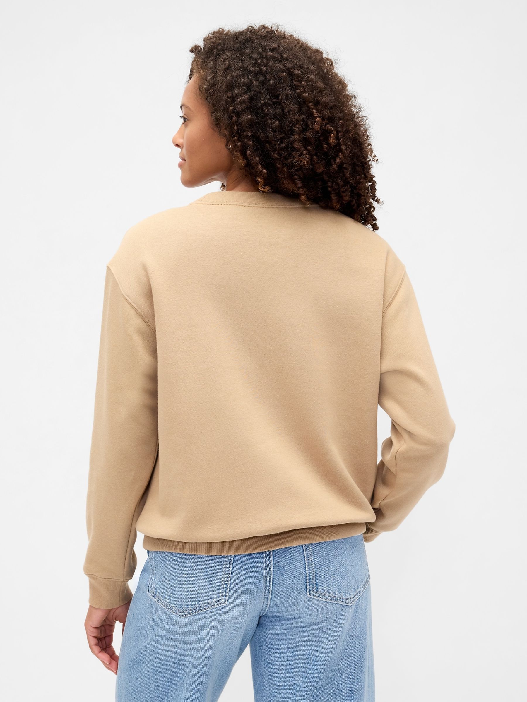 Brown Relaxed Logo Sweatshirt - Image 2 of 4