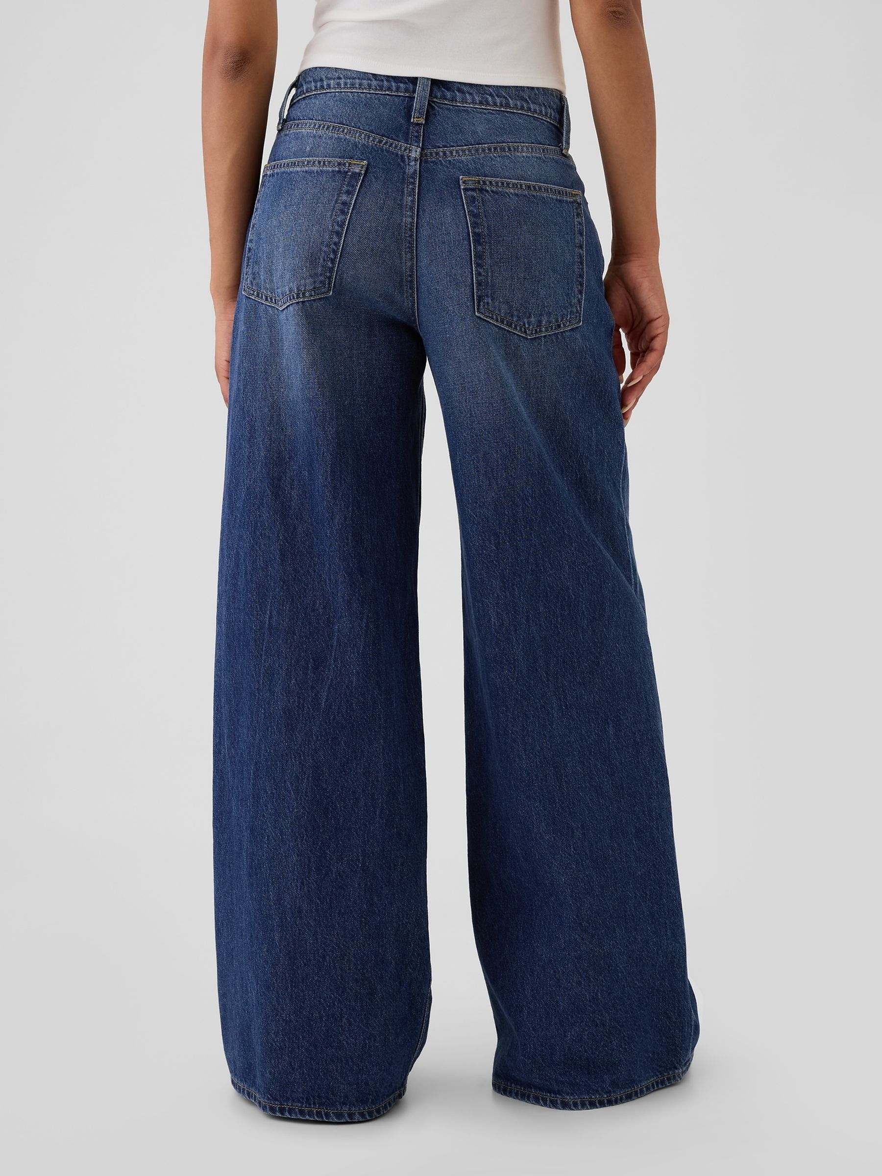 Blue Low Rise Extra Baggy Jeans - Image 2 of 6