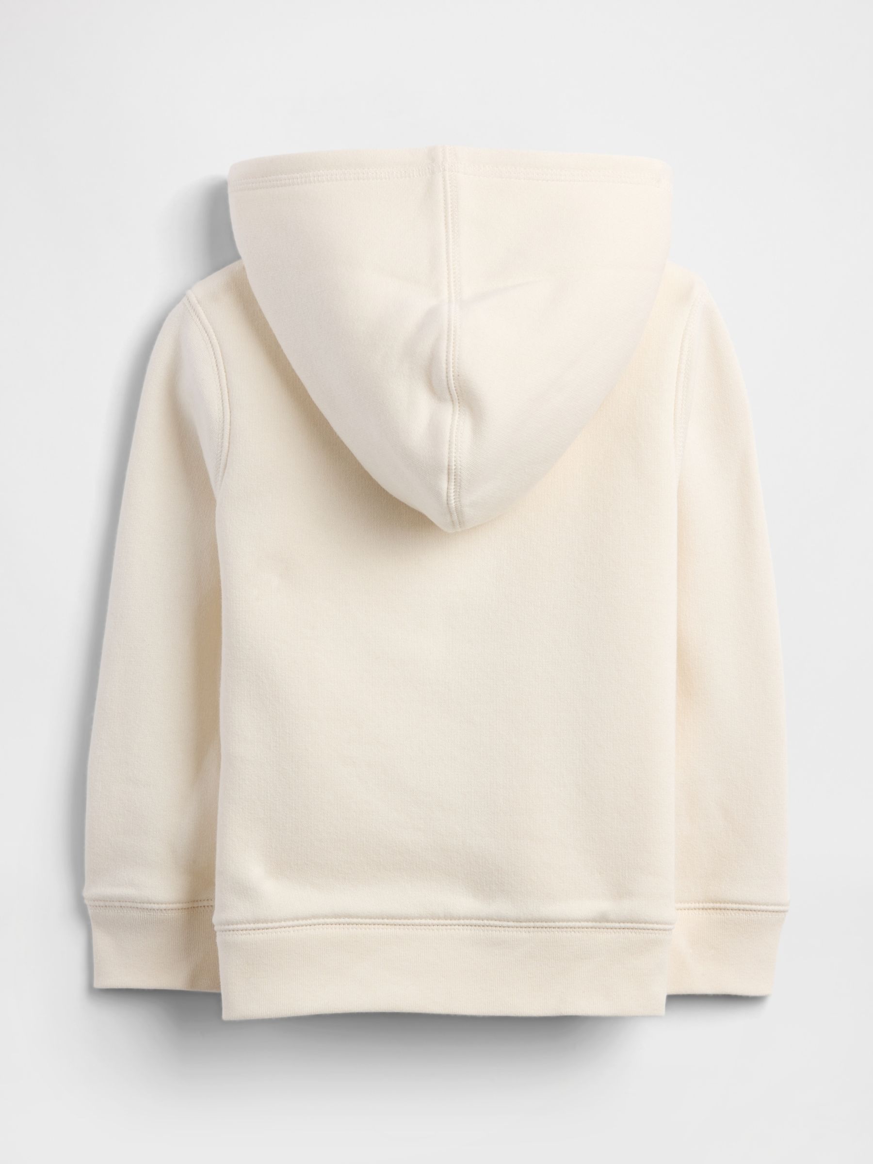 Cream Logo Sherpa Lined Hoodie (6mths-5yrs) - Image 2 of 3