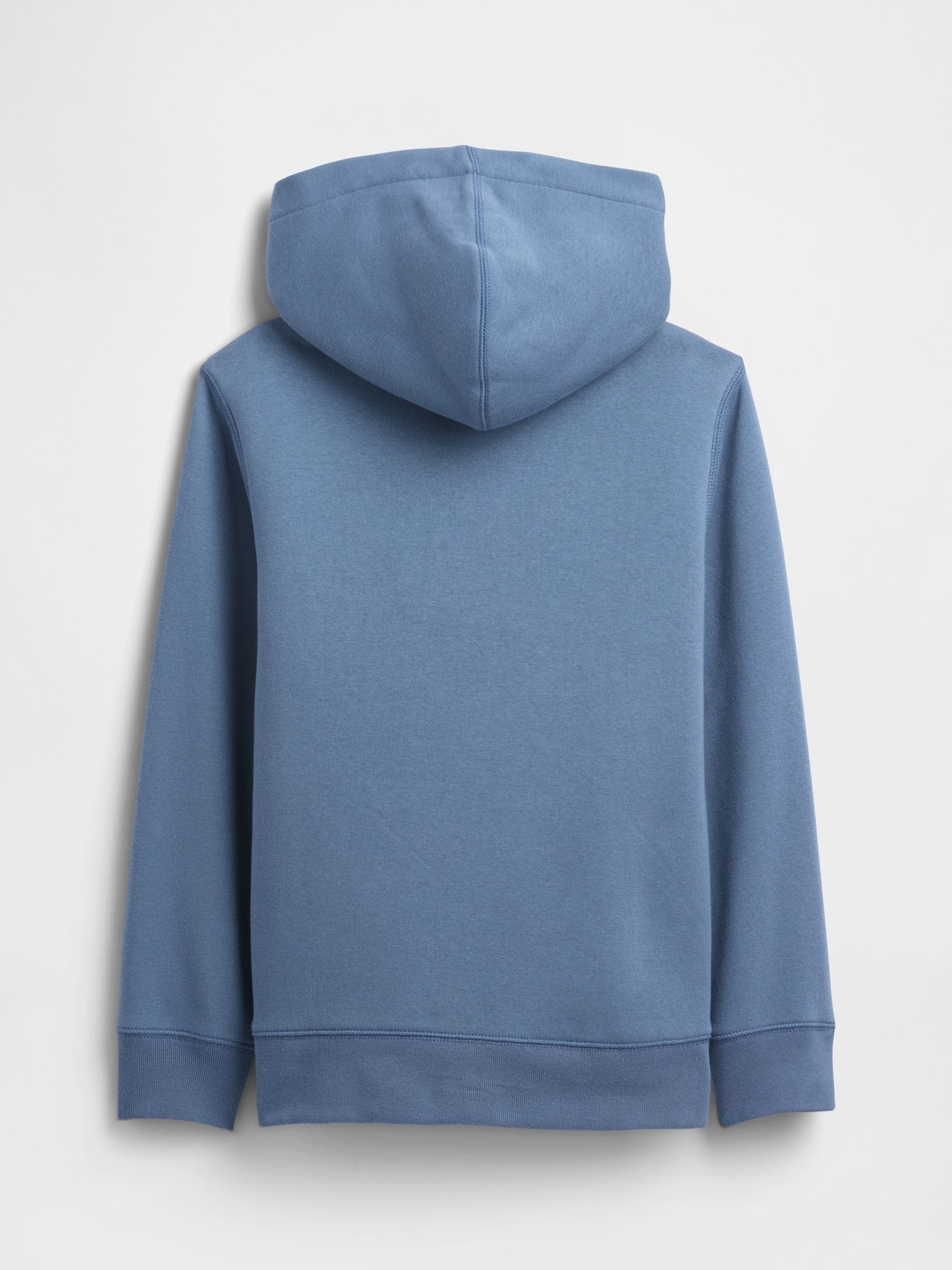 Blue Logo Sherpa-Lined Zip Hoodie - Image 2 of 3