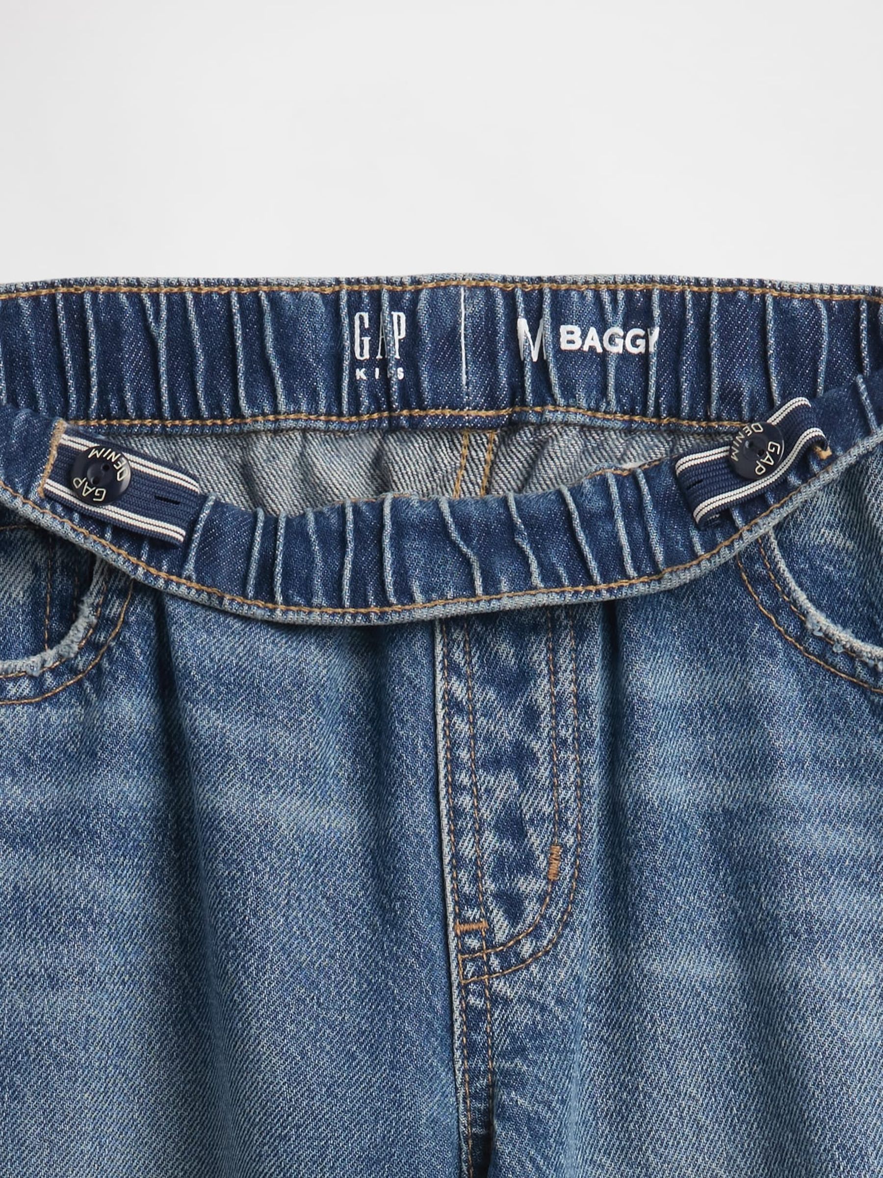 Blue Low Rise Easy Wide-Leg Baggy Jeans - Image 7 of 9