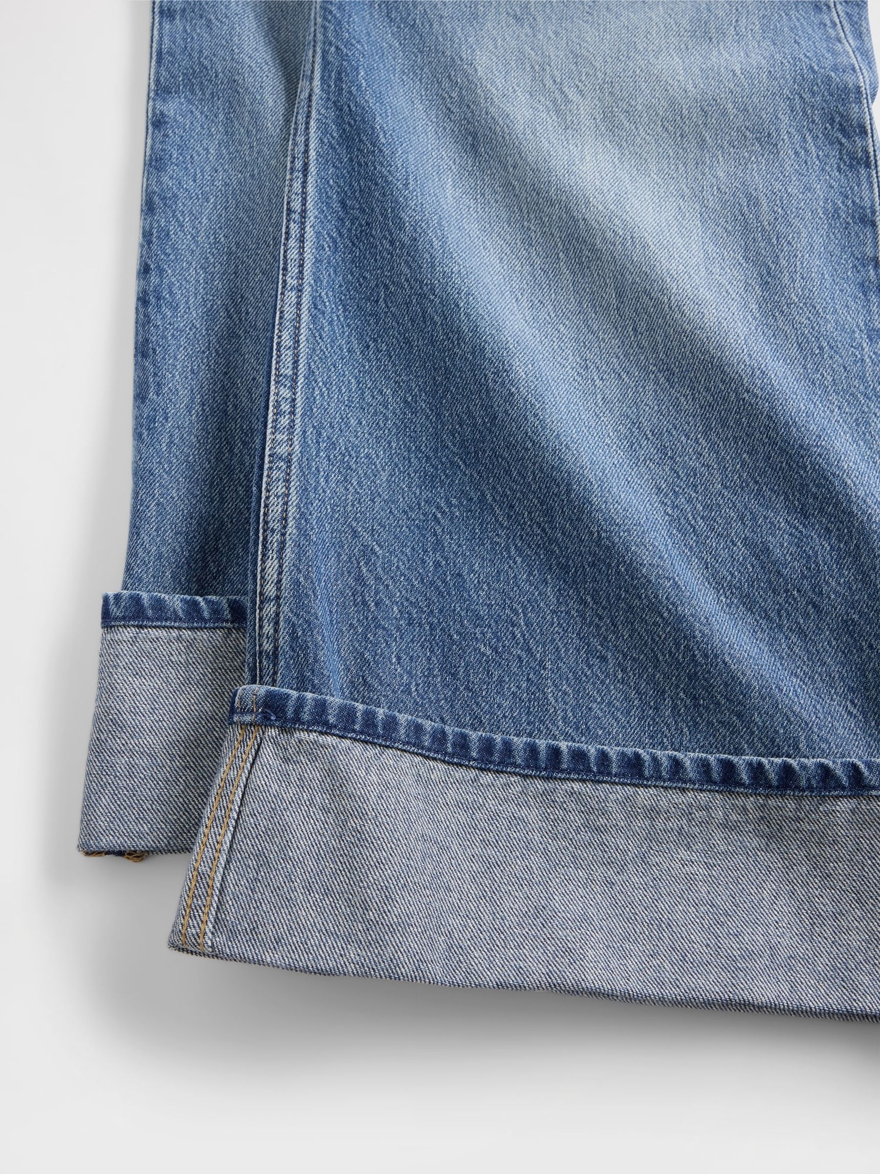 Blue Low Rise Easy Wide-Leg Baggy Jeans - Image 8 of 9