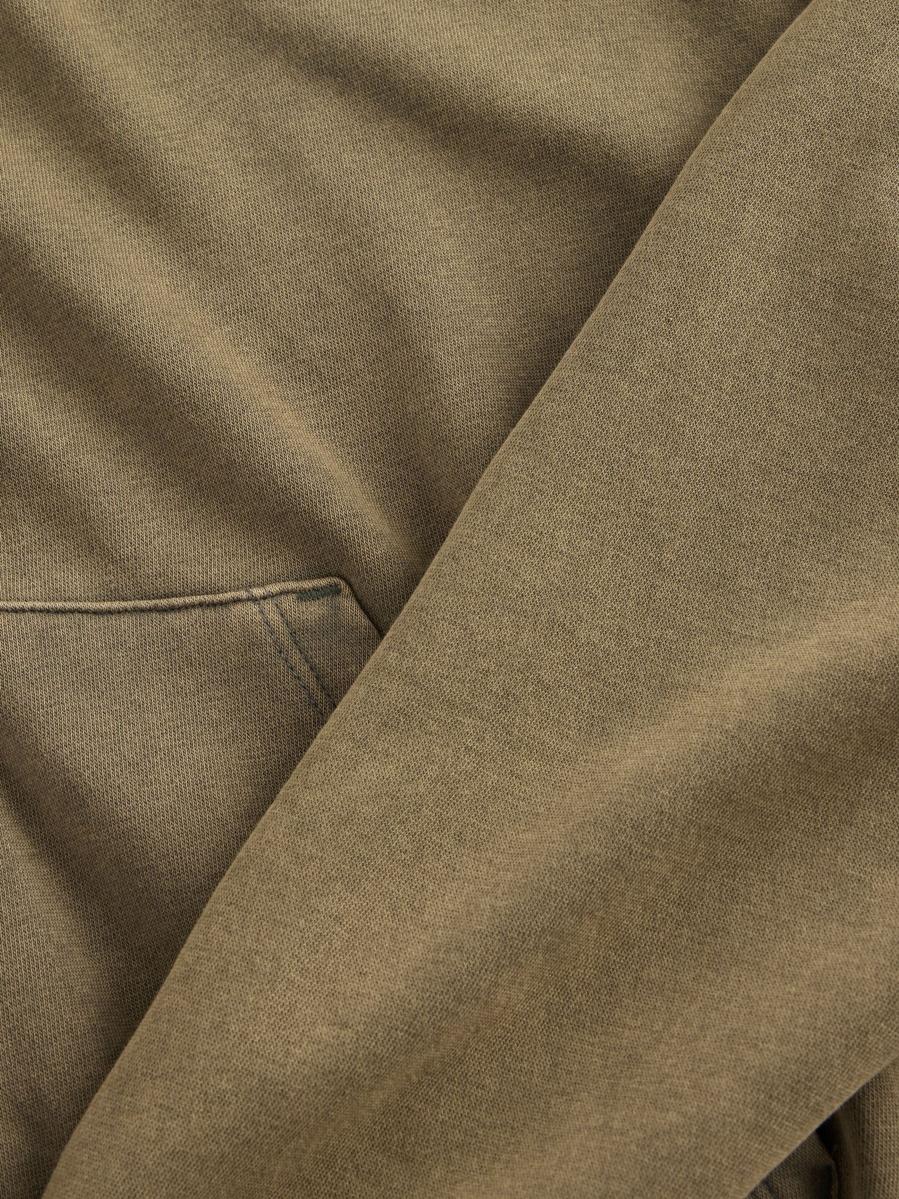 Green Vintage Soft Full-Zip Wedge Hoodie - Image 4 of 4