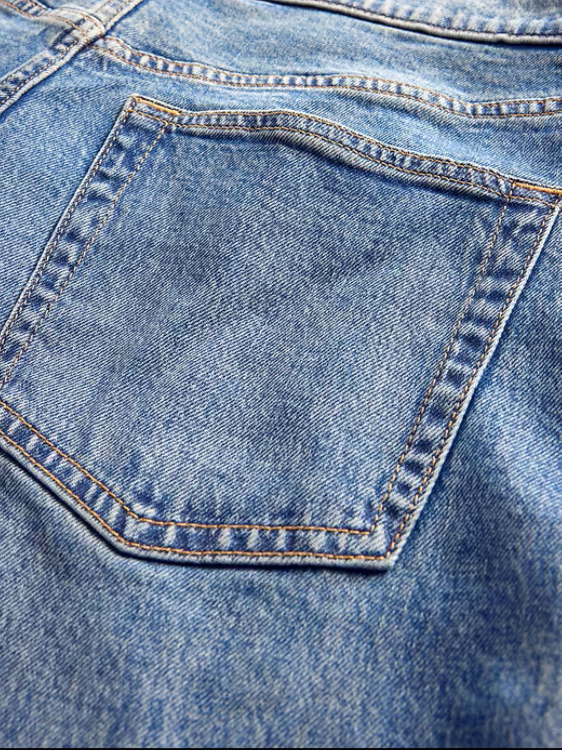 Blue Low Waisted 90s Loose Jeans - Image 10 of 10