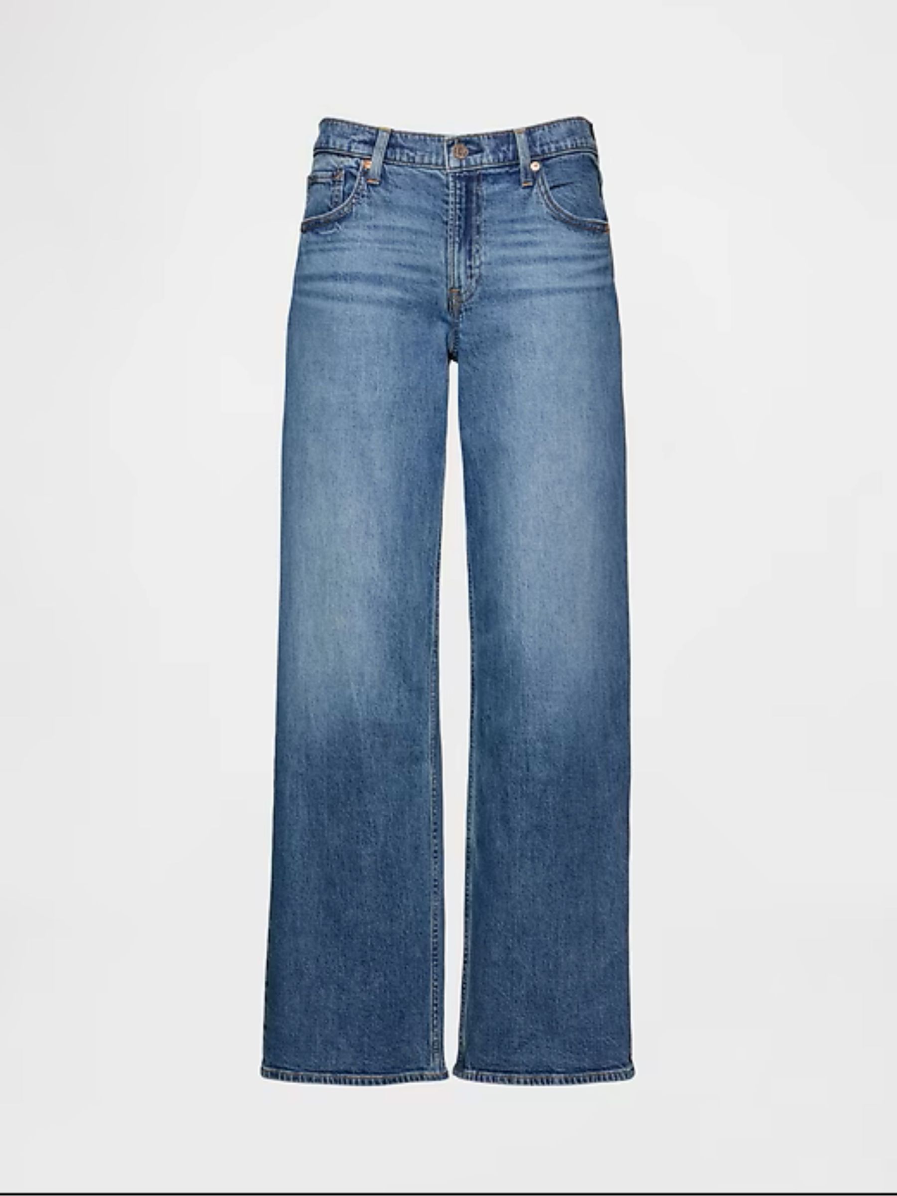 Blue Low Waisted 90s Loose Jeans - Image 9 of 10