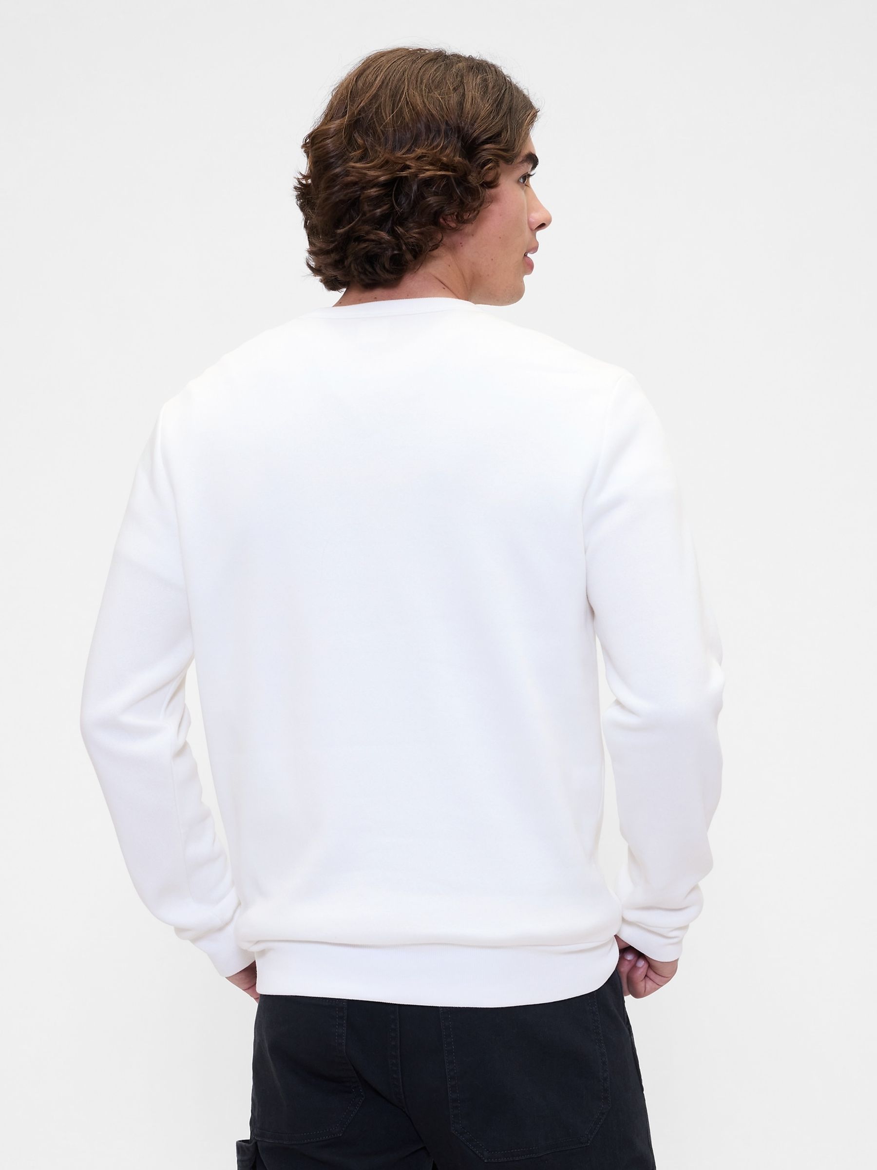White Logo Sweatshirt - Image 2 of 4
