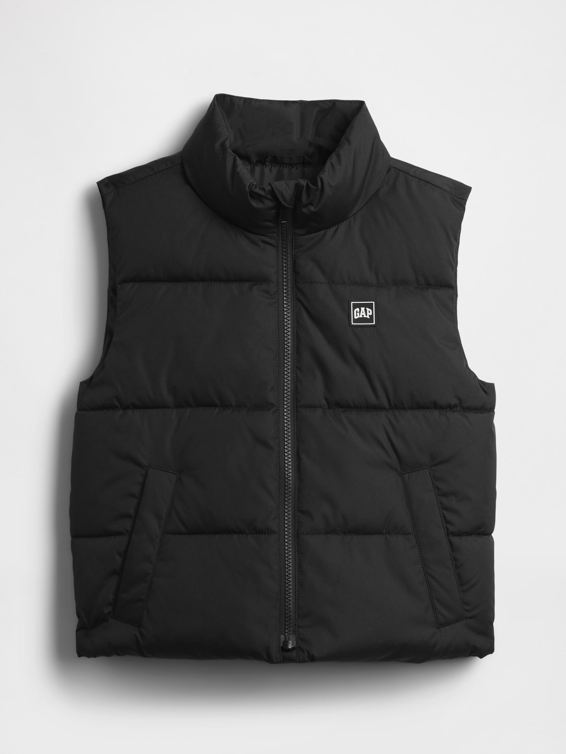 Black Cold Control Relaxed Puffer Vest (4-13yrs) - Image 4 of 5
