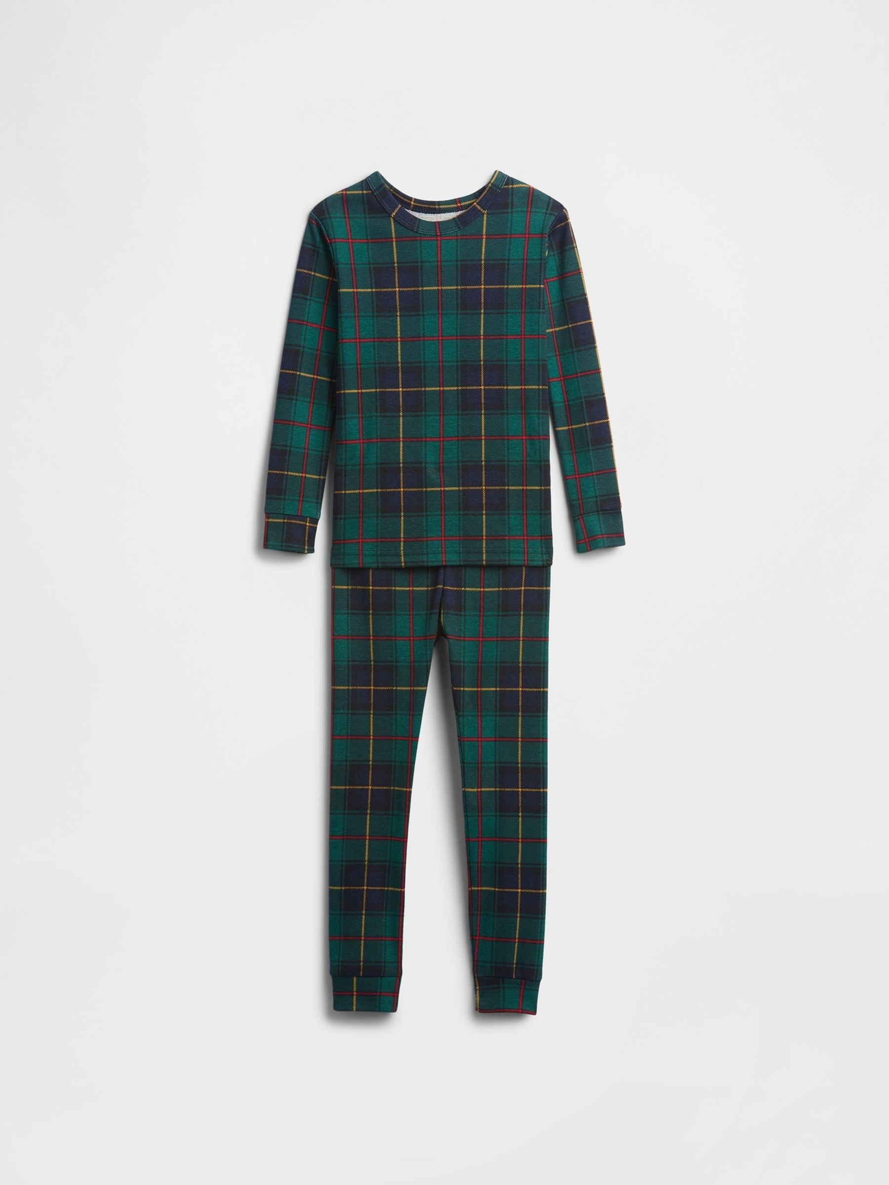 Green Plaid Matching Family Christmas Pyjamas - Image 2 of 4