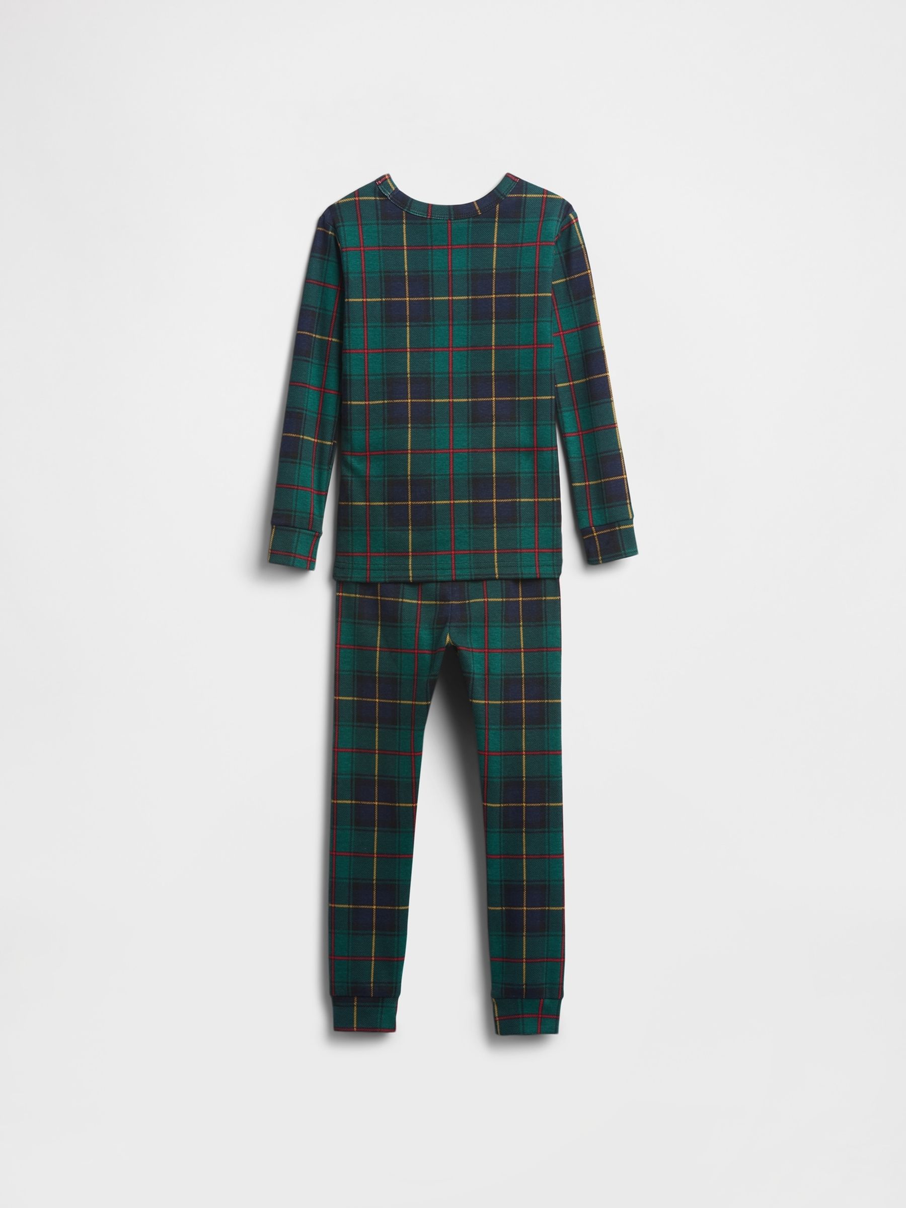 Green Plaid Matching Family Christmas Pyjamas - Image 3 of 4