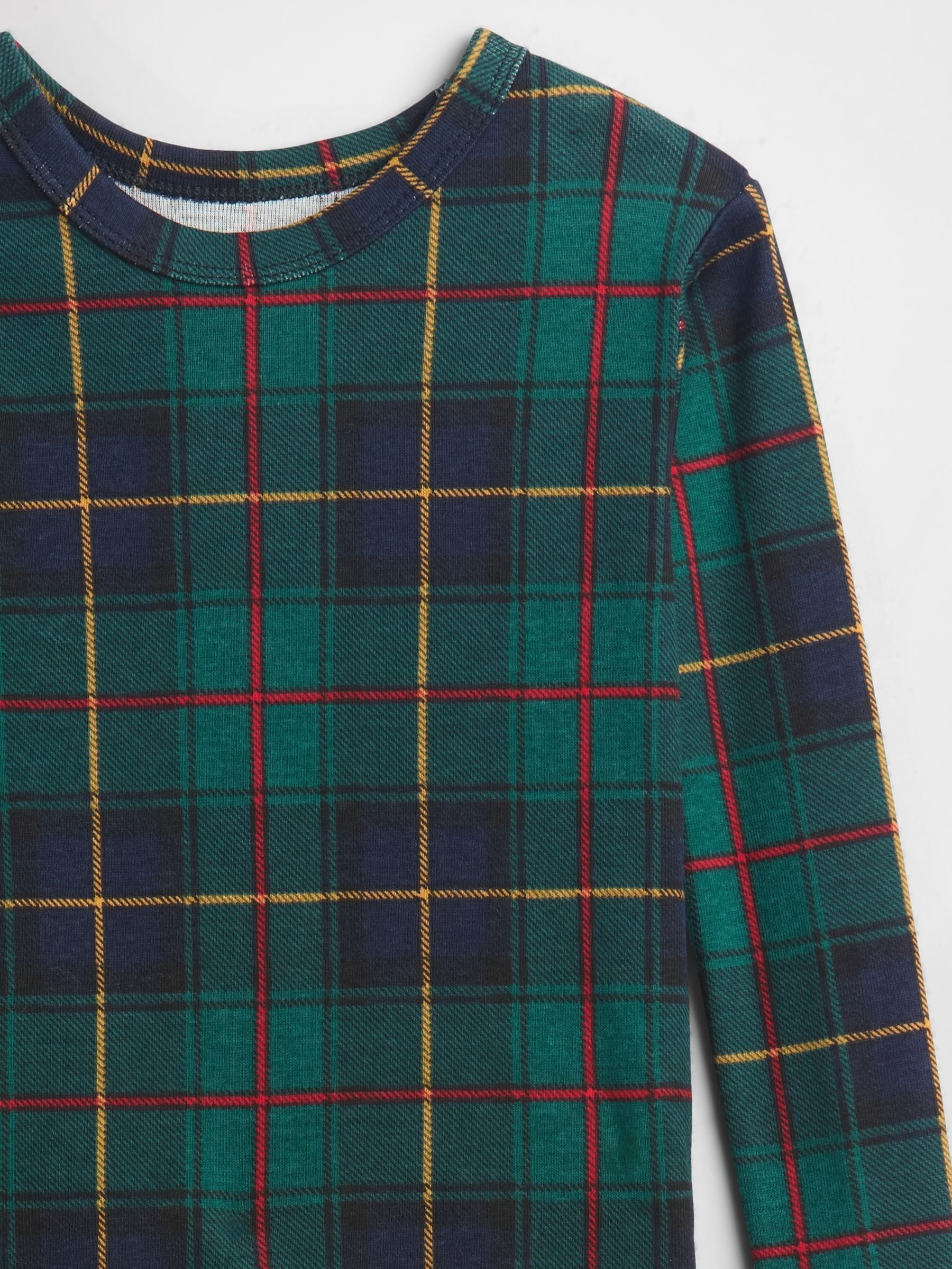 Green Plaid Matching Family Christmas Pyjamas - Image 4 of 4