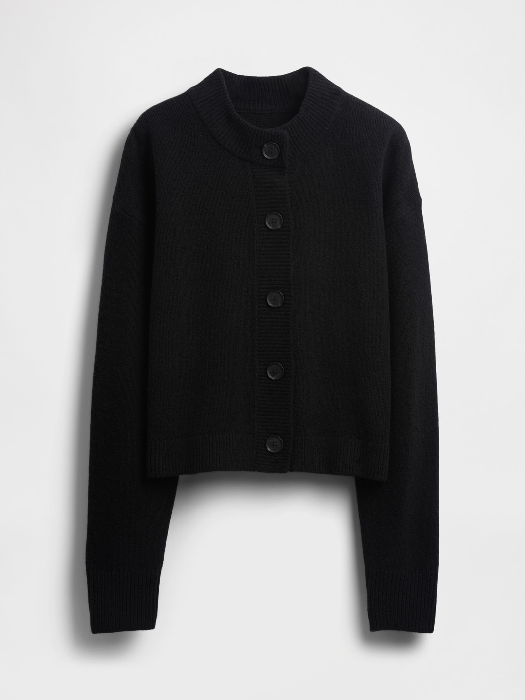 Black CashSoft Oversized Chunky Cardigan - Image 1 of 2