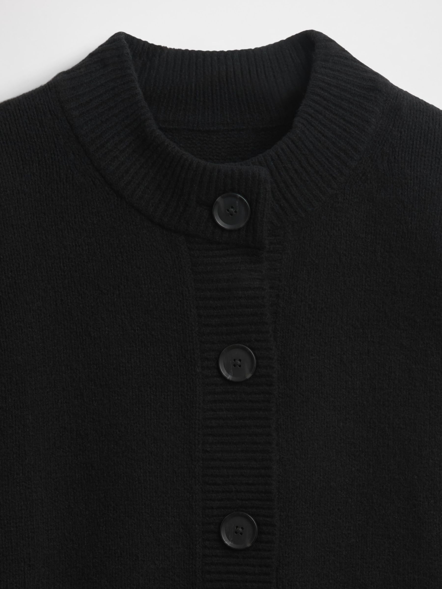 Black CashSoft Oversized Chunky Cardigan - Image 2 of 2