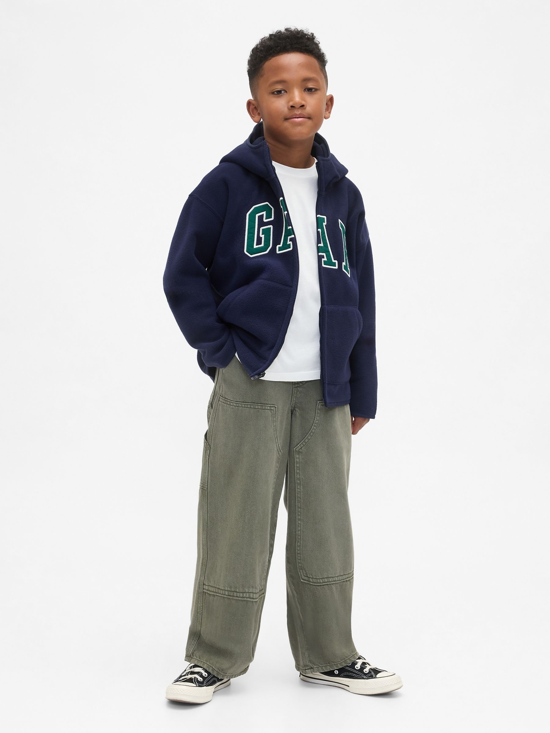 Blue VintageSoft Logo Zip Hoodie (4-13yrs) - Image 3 of 5