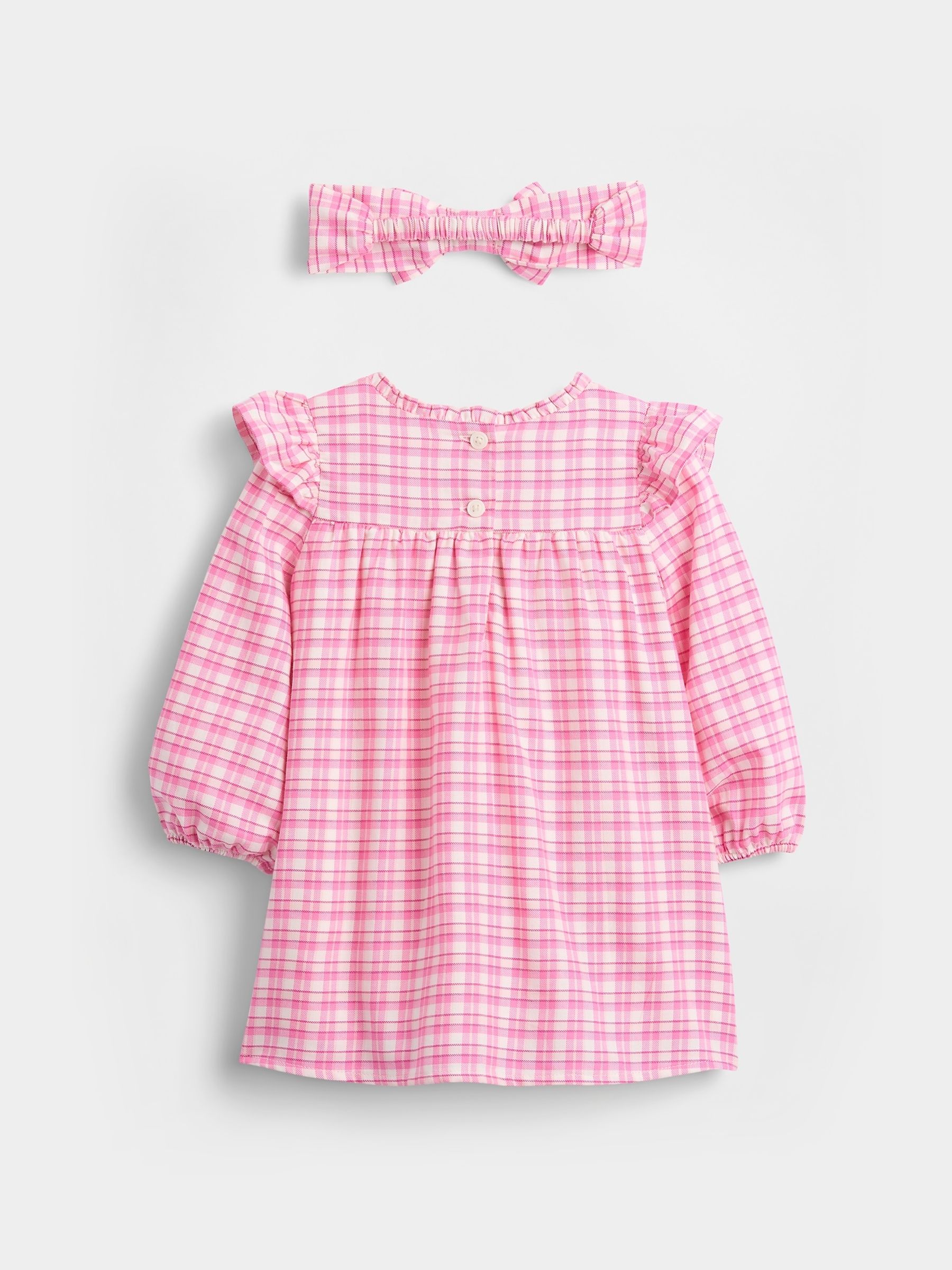 Pink Gingham Dress Set (Newborn-24mths) - Image 2 of 3