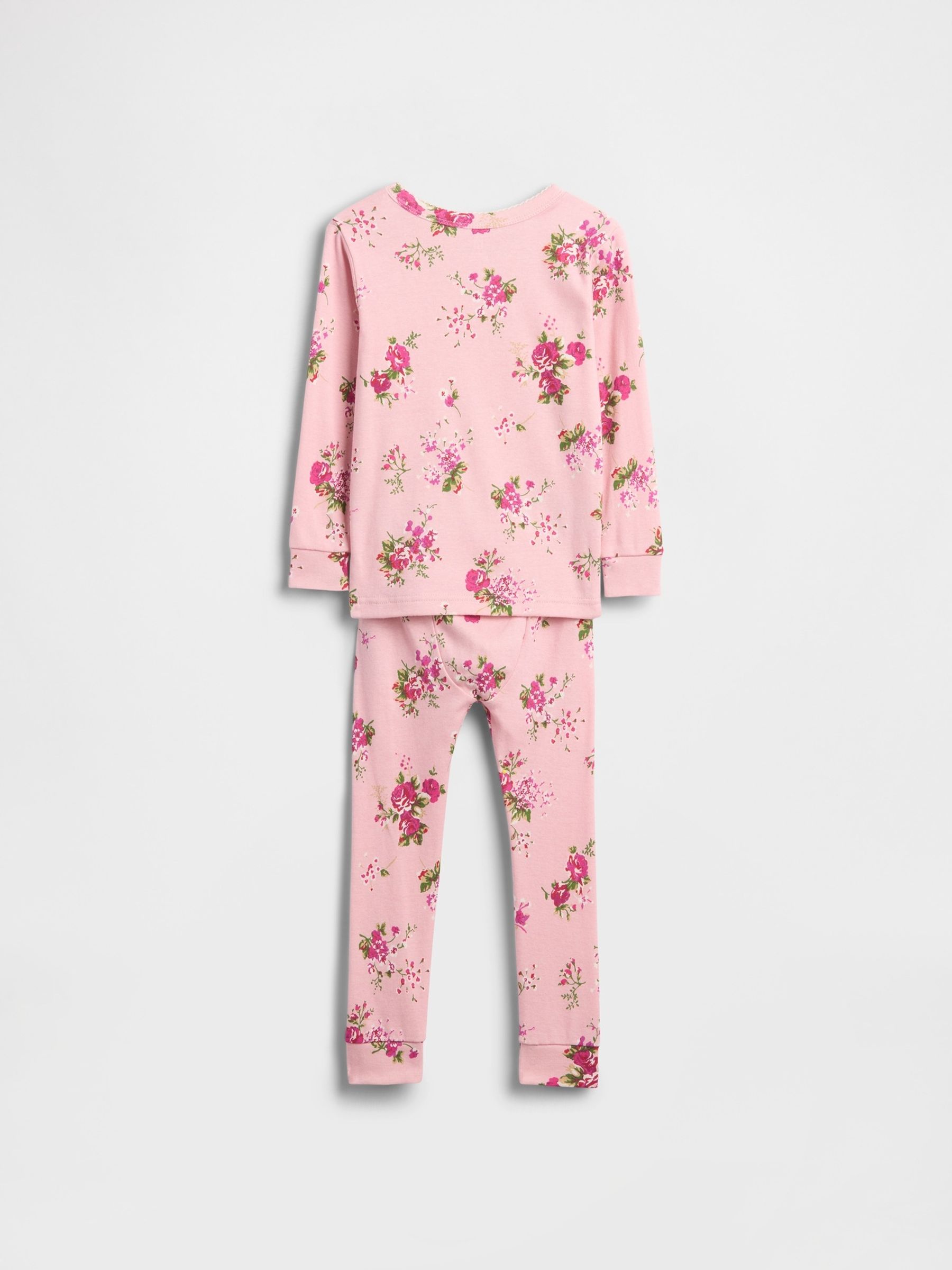 Pink Brushed Cotton Pyjama Set (6mths-5yrs) - Image 2 of 2