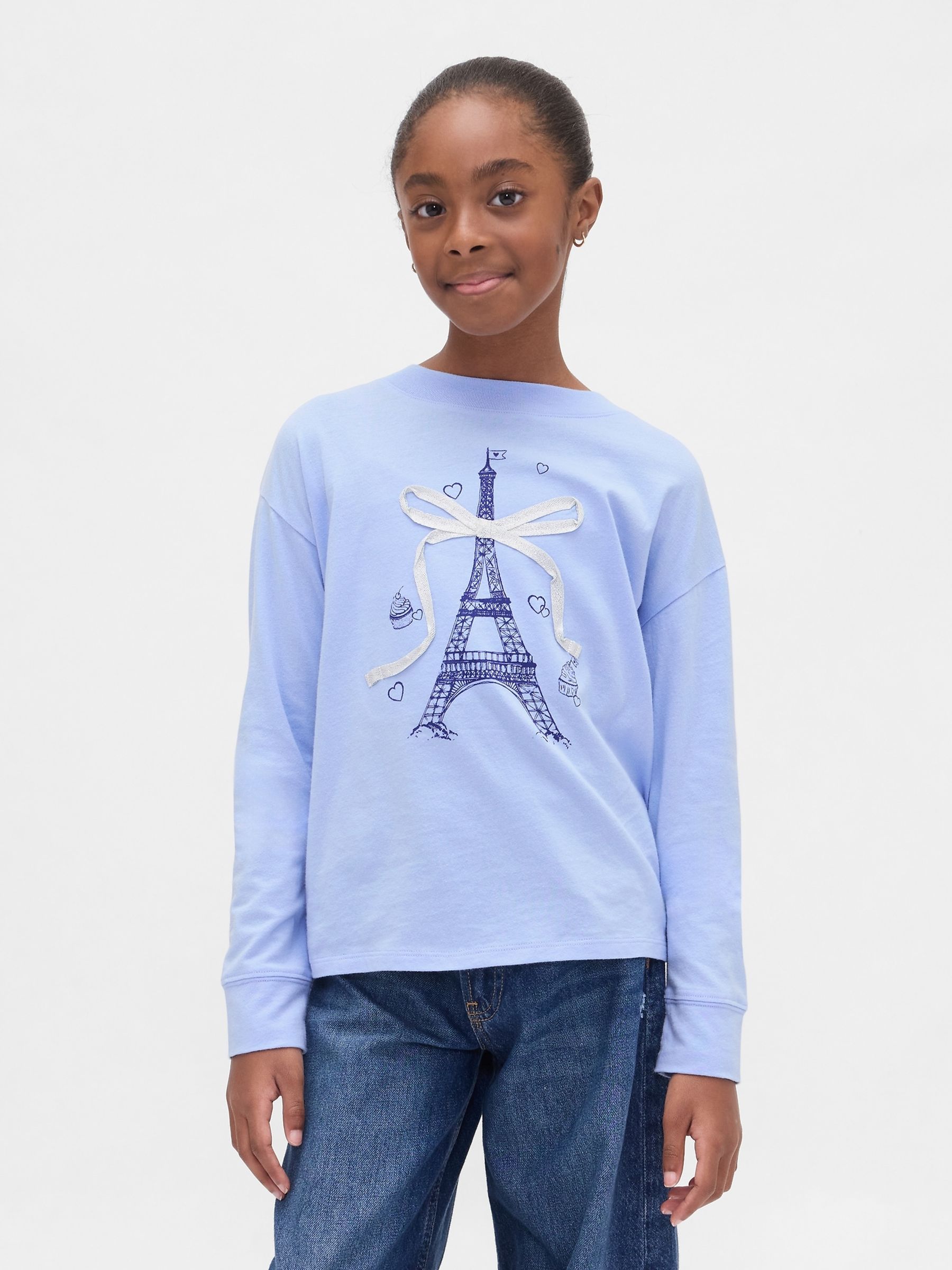 Blue Disney Oversized Graphic T-Shirt (4-13yrs) - Image 1 of 4