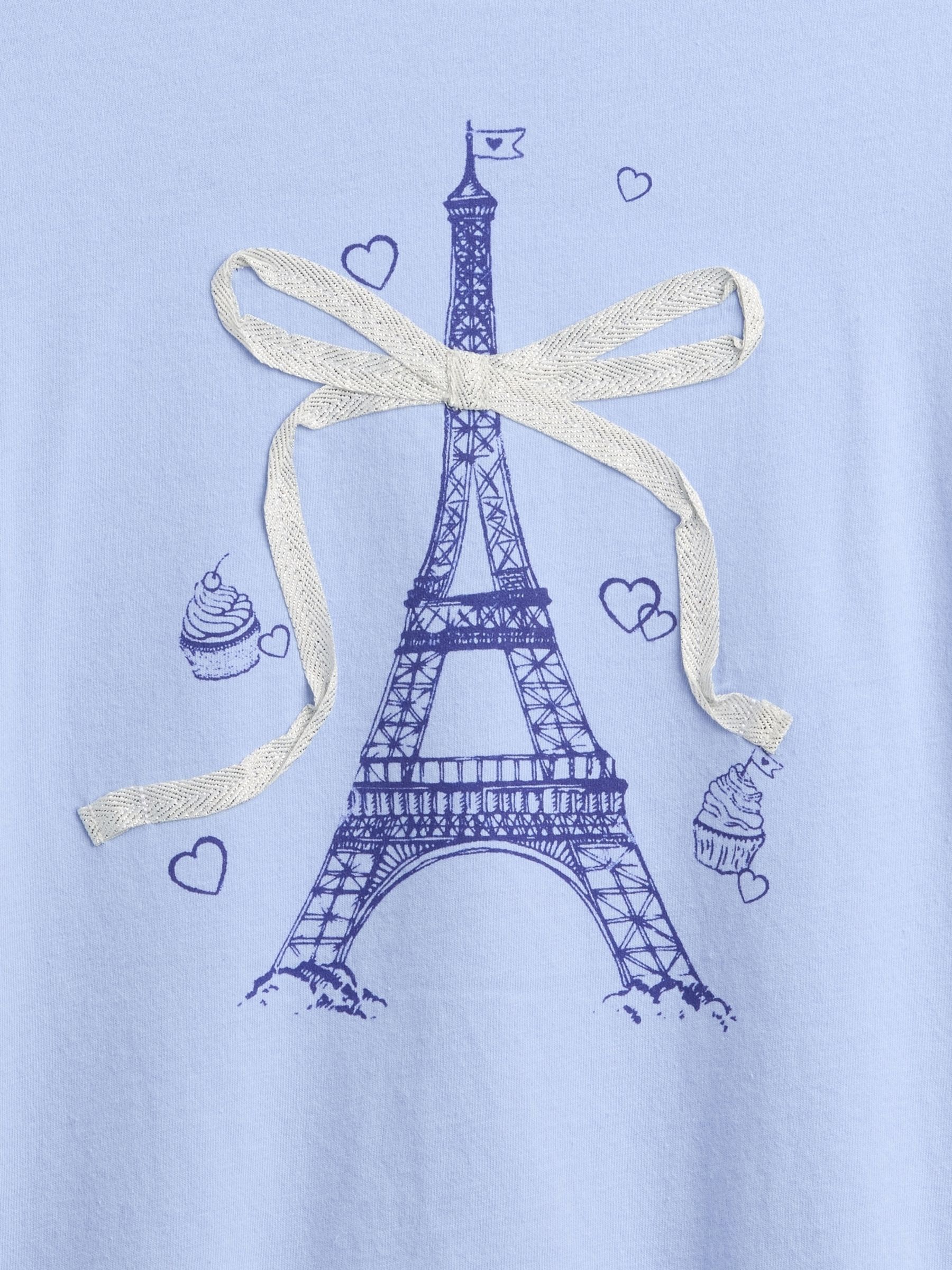 Blue Disney Oversized Graphic T-Shirt (4-13yrs) - Image 4 of 4