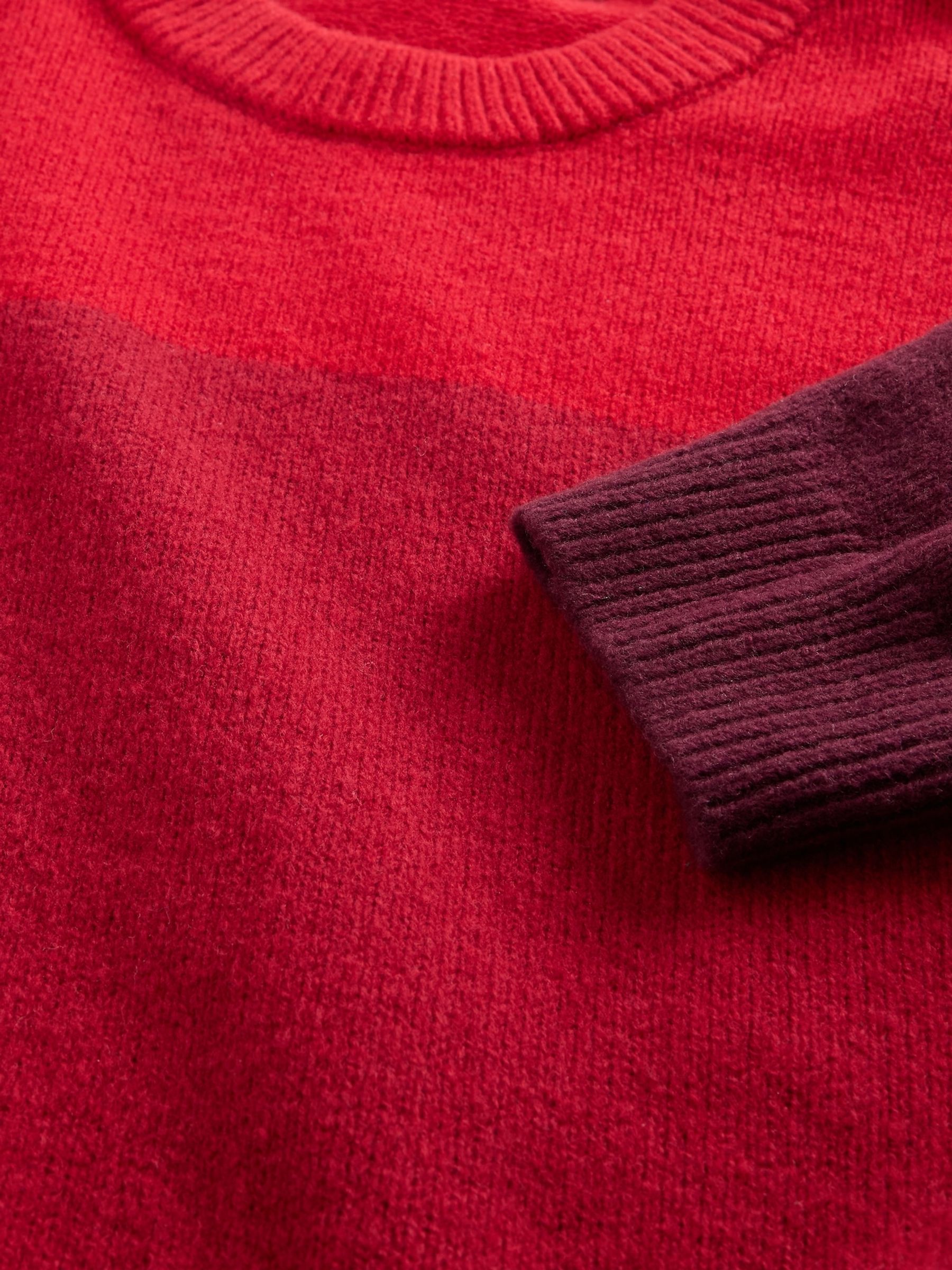 Red CashSoft Relaxed Crew Neck Sweatshirt - Image 5 of 5