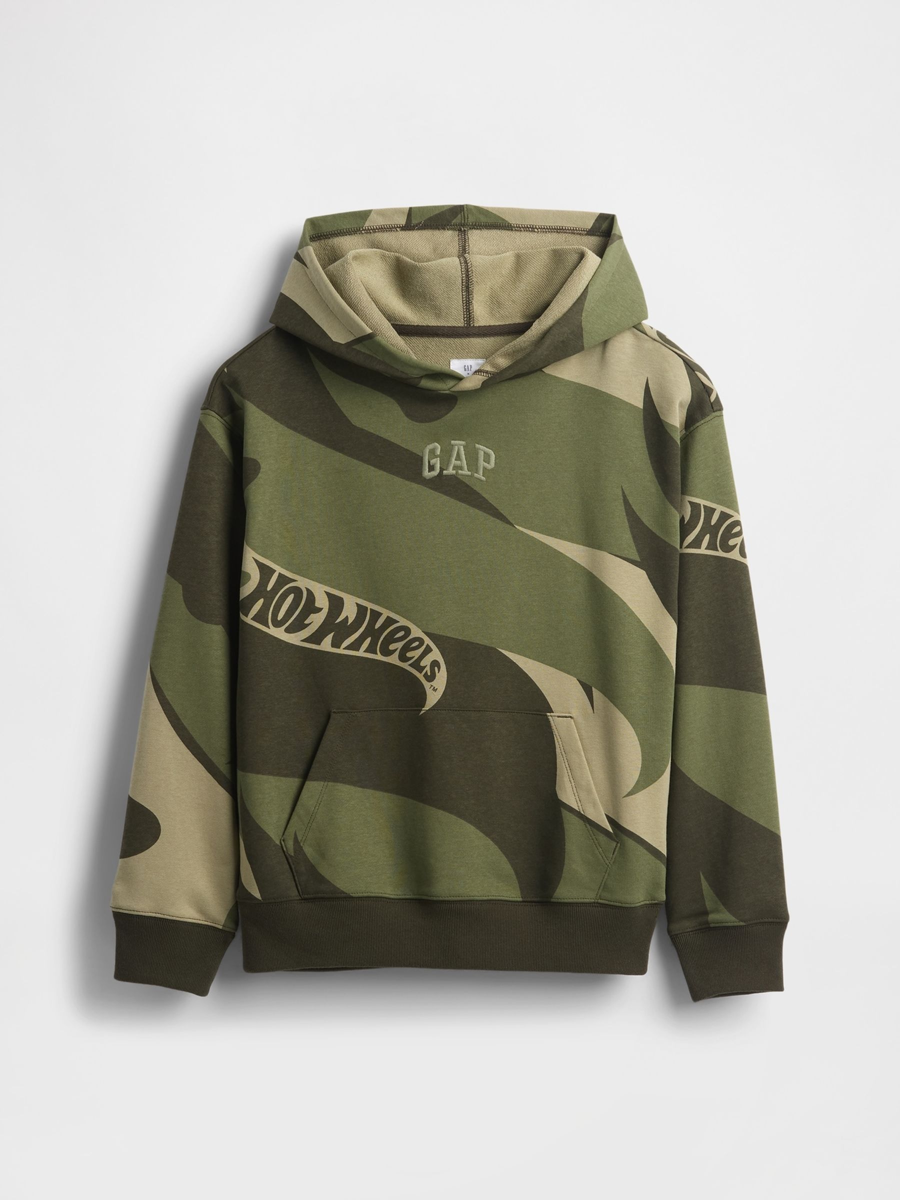 Green Hot Wheels Relaxed Logo Hoodie (4-13yrs) - Image 1 of 3
