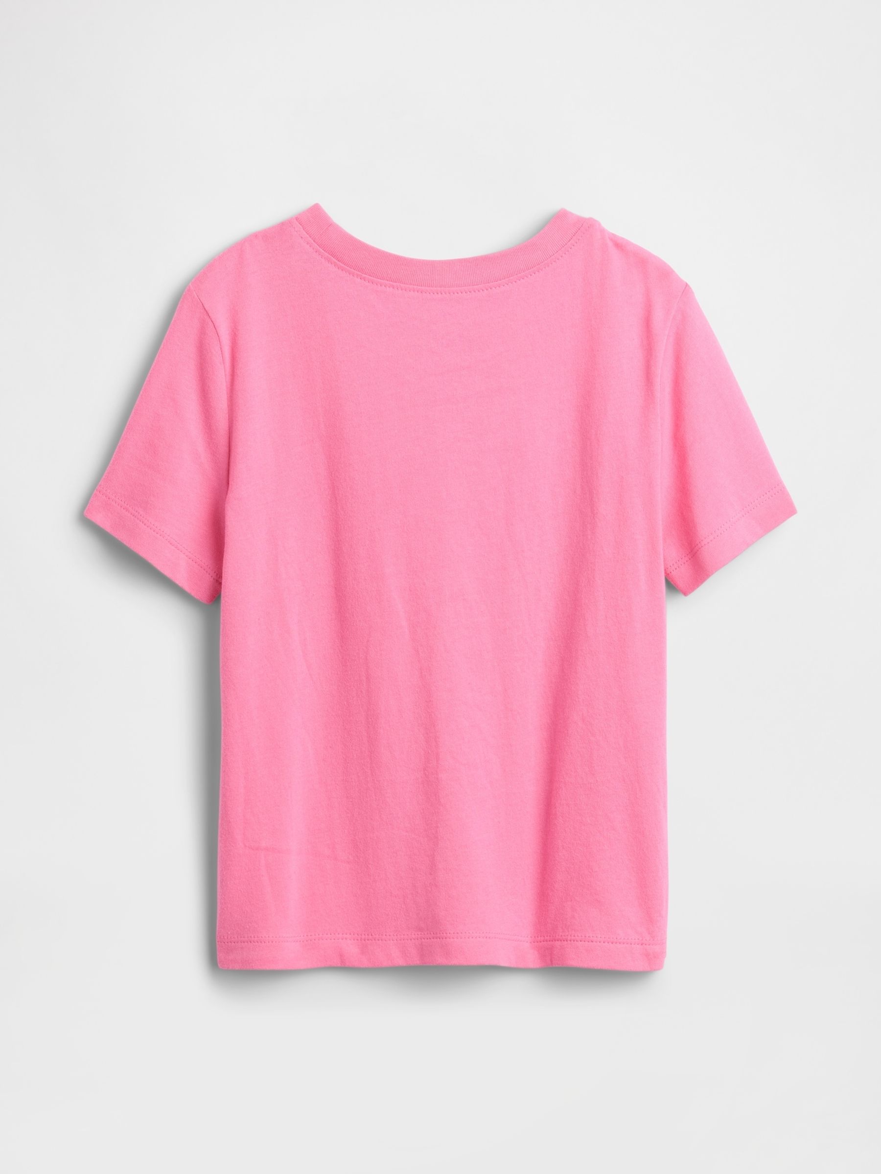Pink Logo Crew Neck Short Sleeve T-Shirt (6mths-5yrs) - Image 2 of 3