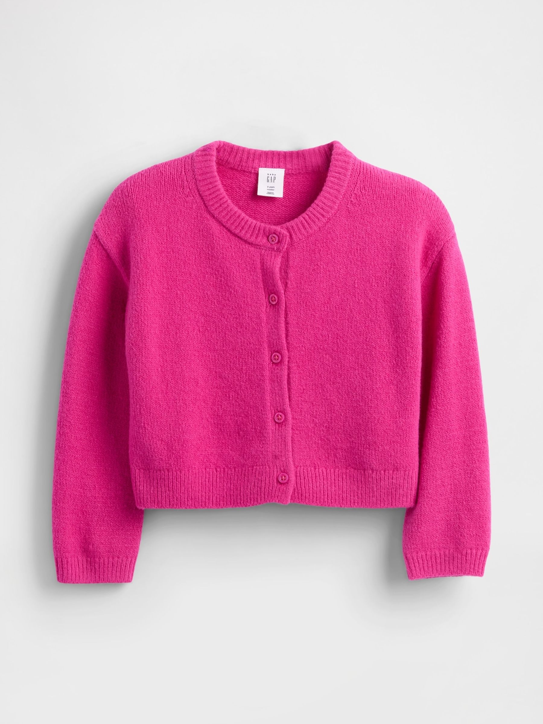 Pink CashSoft Cardigan (6mths-5yrs) - Image 1 of 4