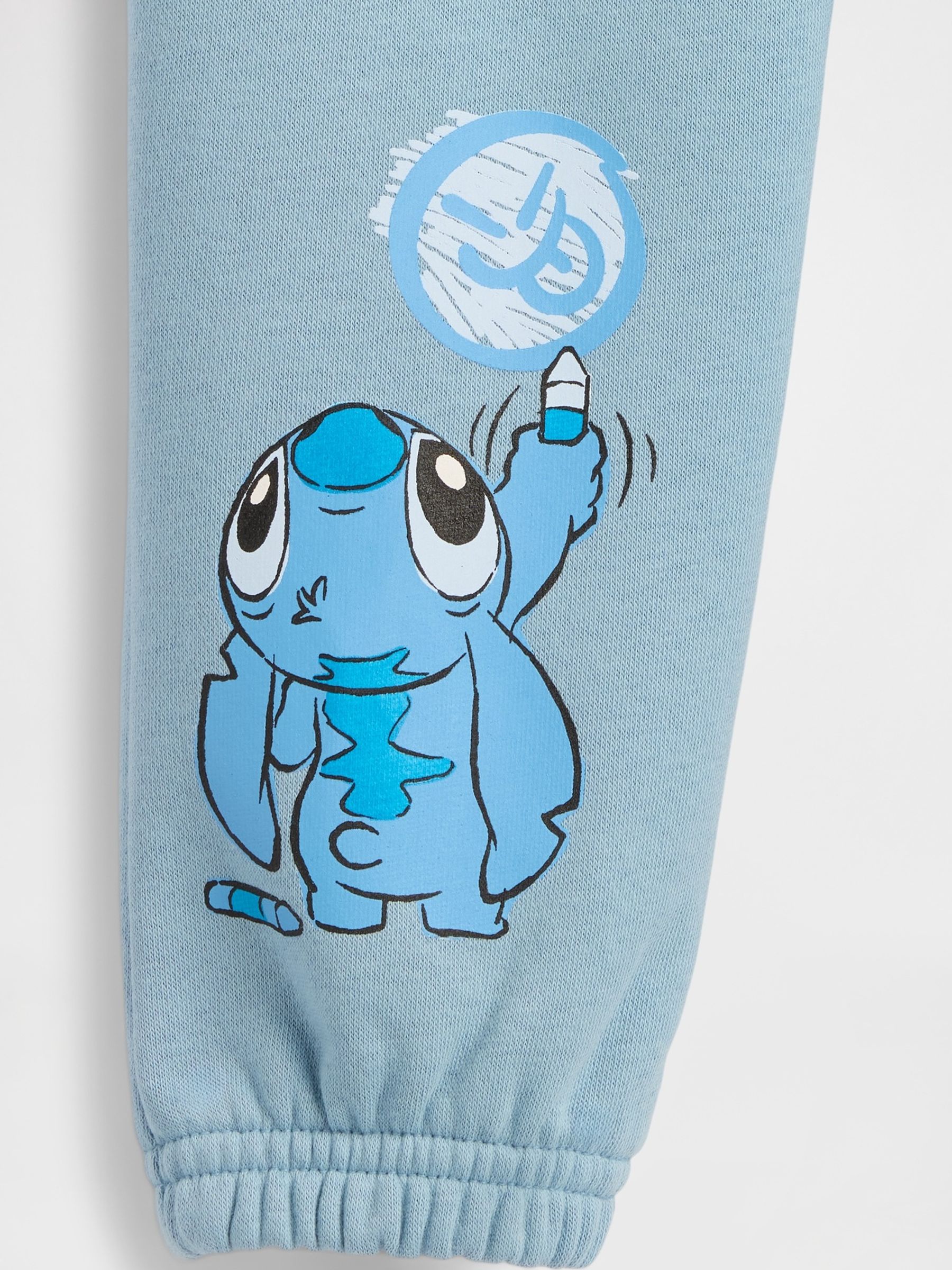 Blue Lilo and Stich Relaxed Logo Pull On Joggers (6mths-5yrs) - Image 3 of 3