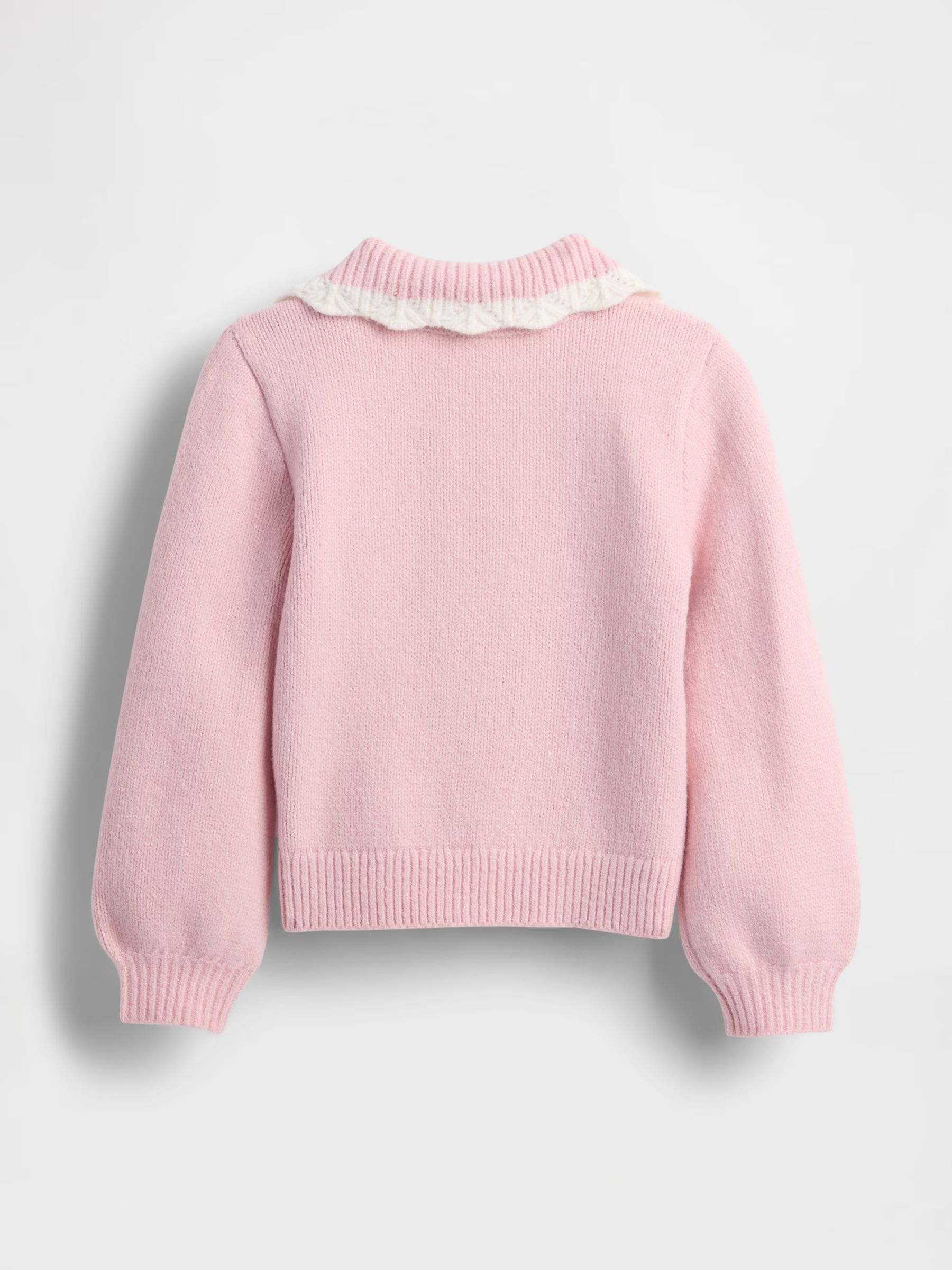 Pink Cashsoft Colla Jumper (6mths-5yrs) - Image 3 of 4