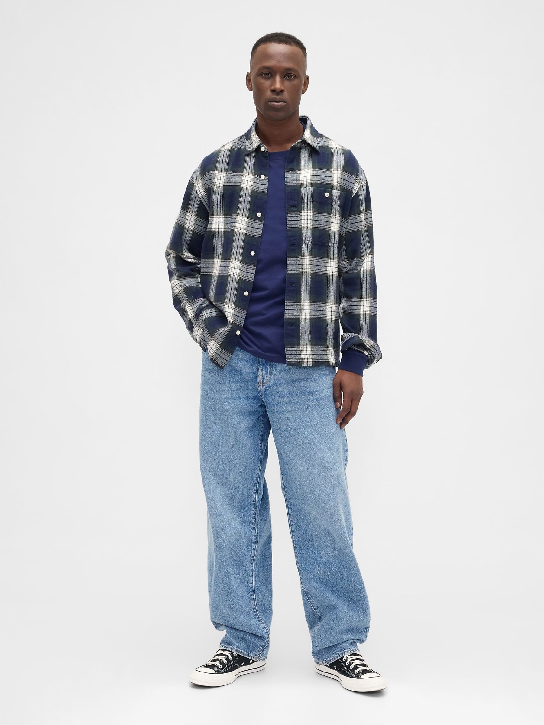 Blue Everyday Long Sleeve T-Shirt - Image 3 of 5