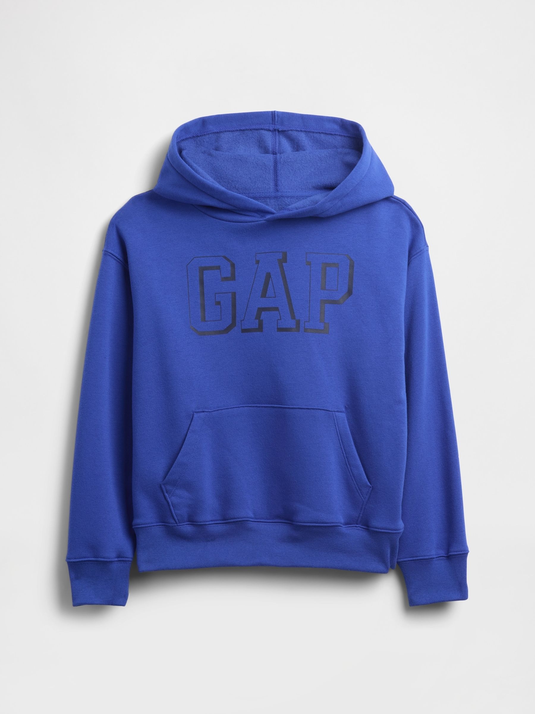 Blue Relaxed Logo Hoodie (4-13yrs) - Image 4 of 5