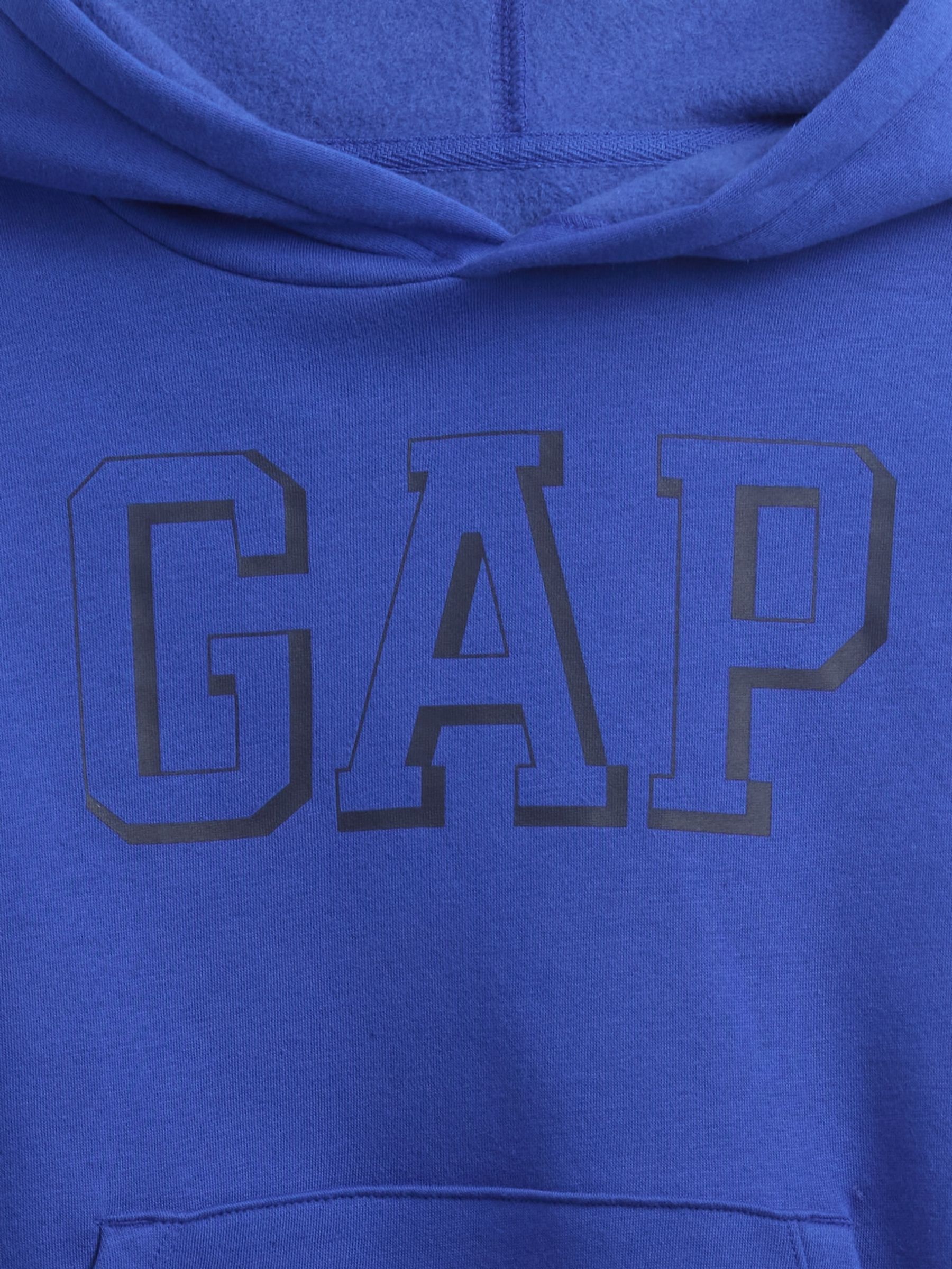 Blue Relaxed Logo Hoodie (4-13yrs) - Image 5 of 5
