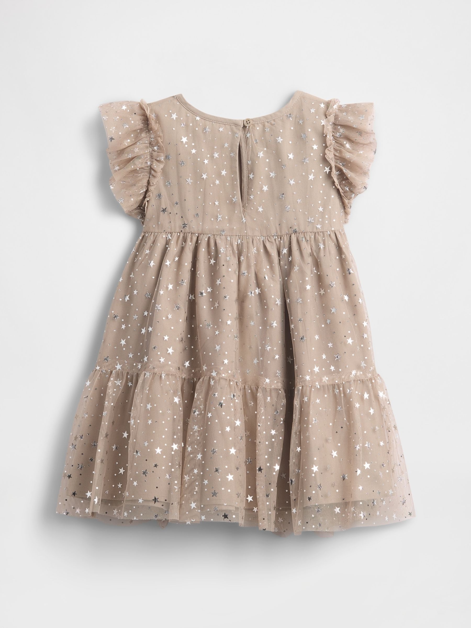 Cream Tiered Tulle Dress (6Mths - 5Yrs) - Image 3 of 3
