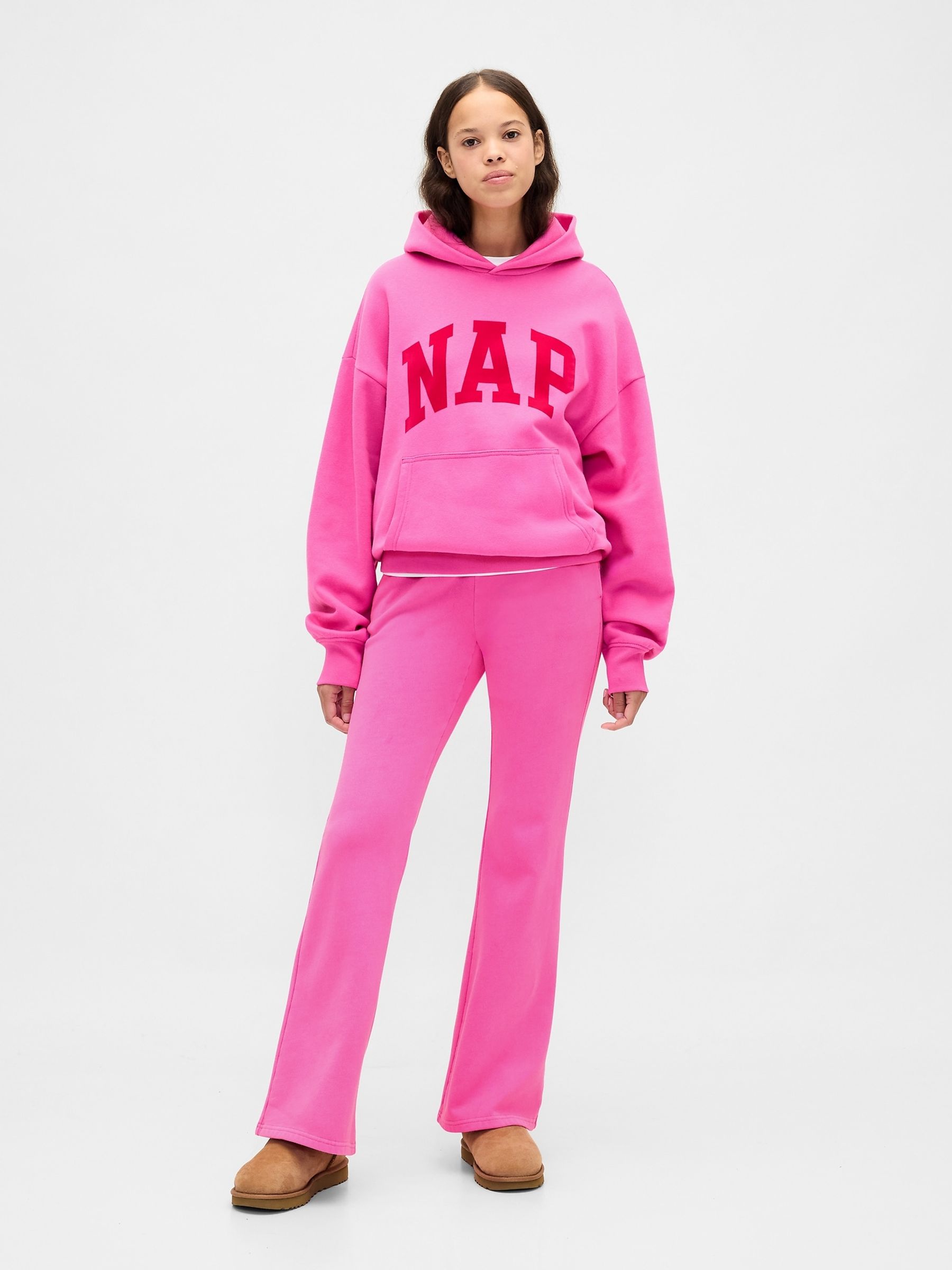 Pink VintageSoft Heavyweight NAP Logo Hoodie - Image 6 of 6