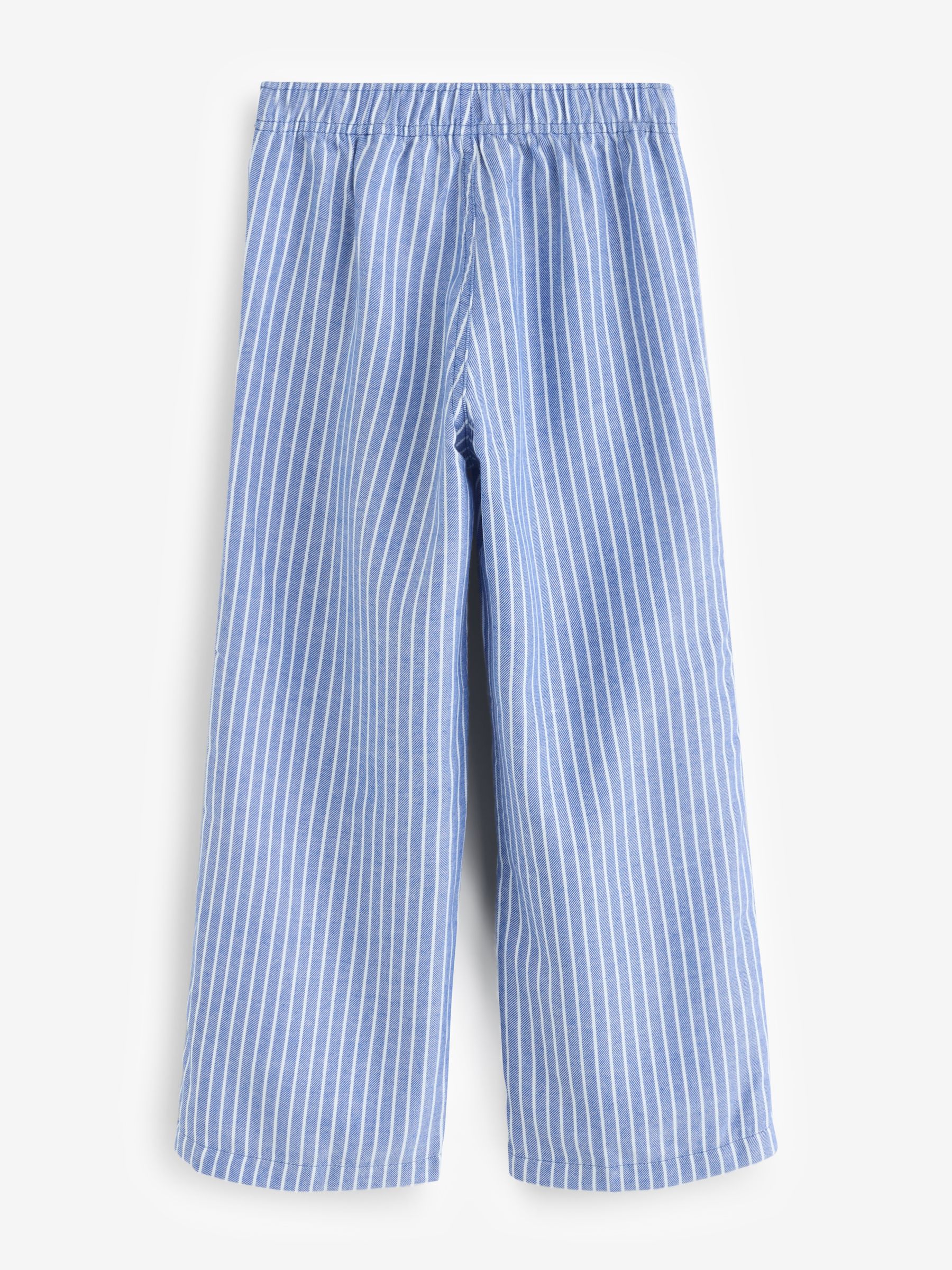 Blue Stripe Flannel Pyjama Trousers (6-13yrs) - Image 6 of 9