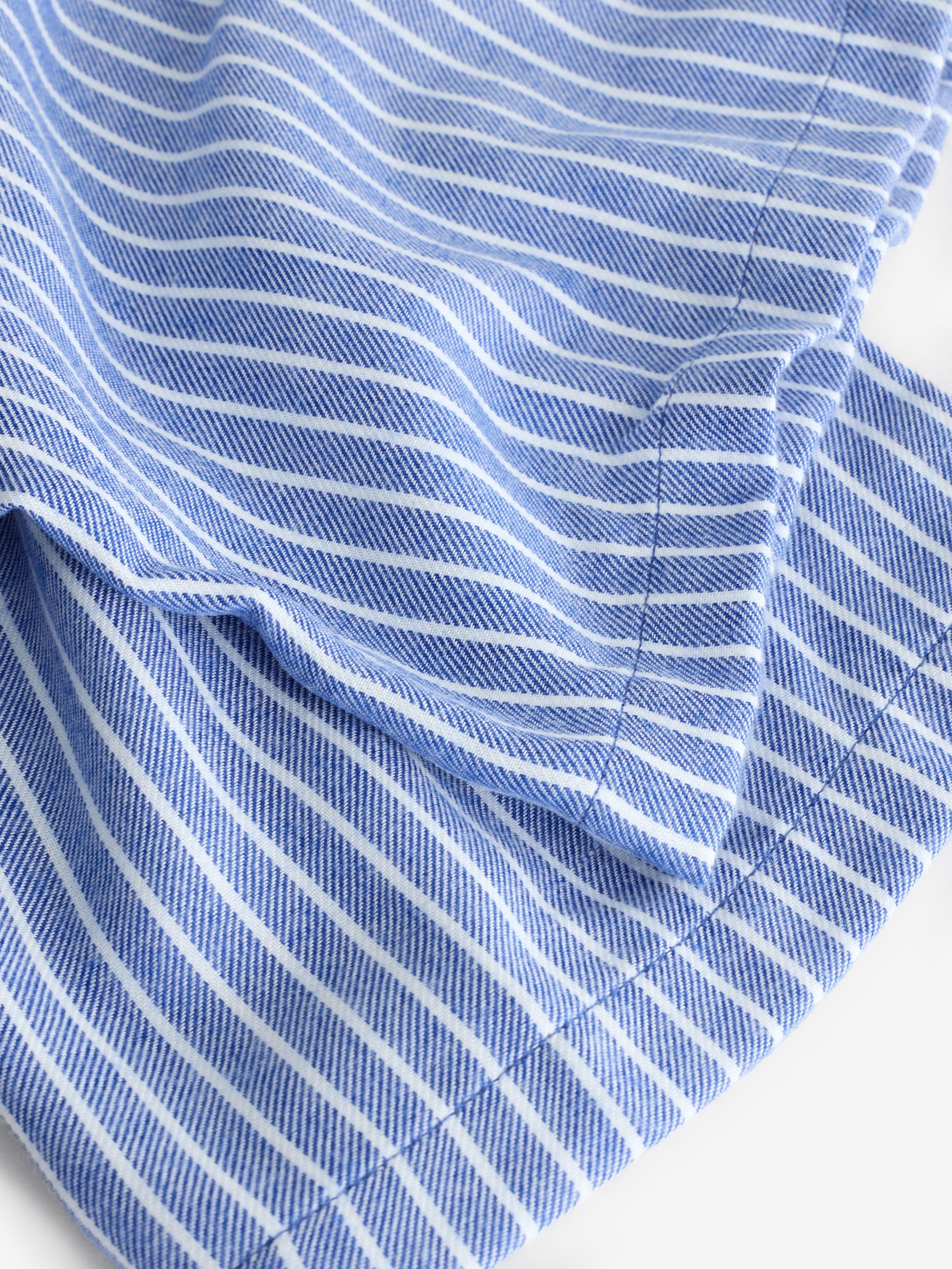 Blue Stripe Flannel Pyjama Trousers (6-13yrs) - Image 9 of 9 Blue Stripe Flannel Pyjama Trousers (6-13yrs) - Image 9 of 9