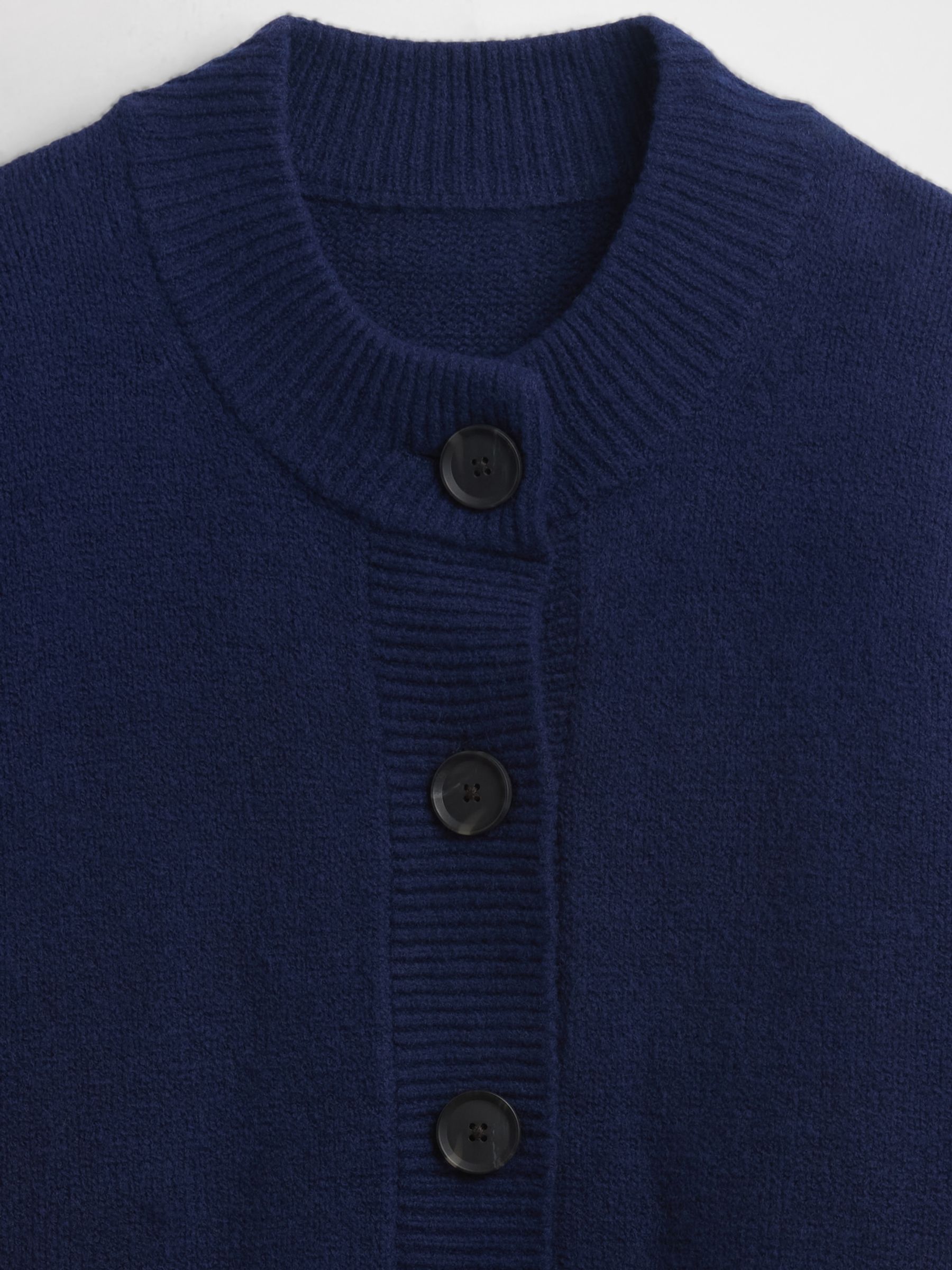 Navy Blue CashSoft Oversized Chunky Cardigan - Image 2 of 2