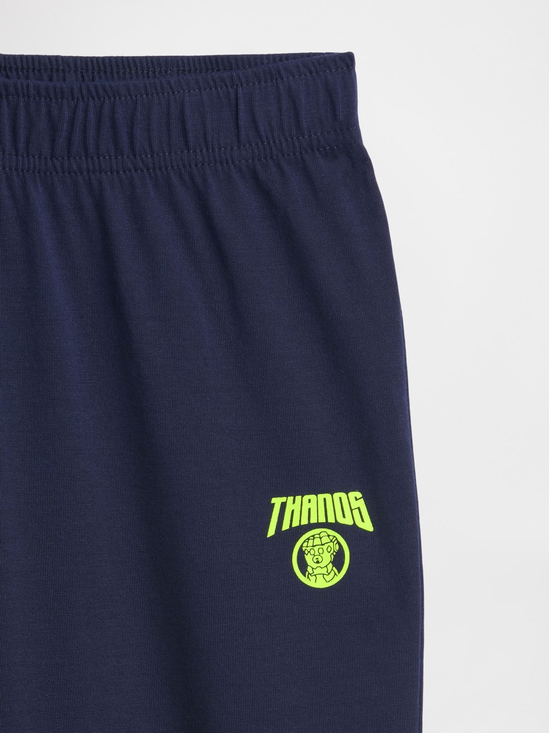 Navy Blue Marvel Pyjama Joggers Set (6-13yrs) - Image 1 of 3