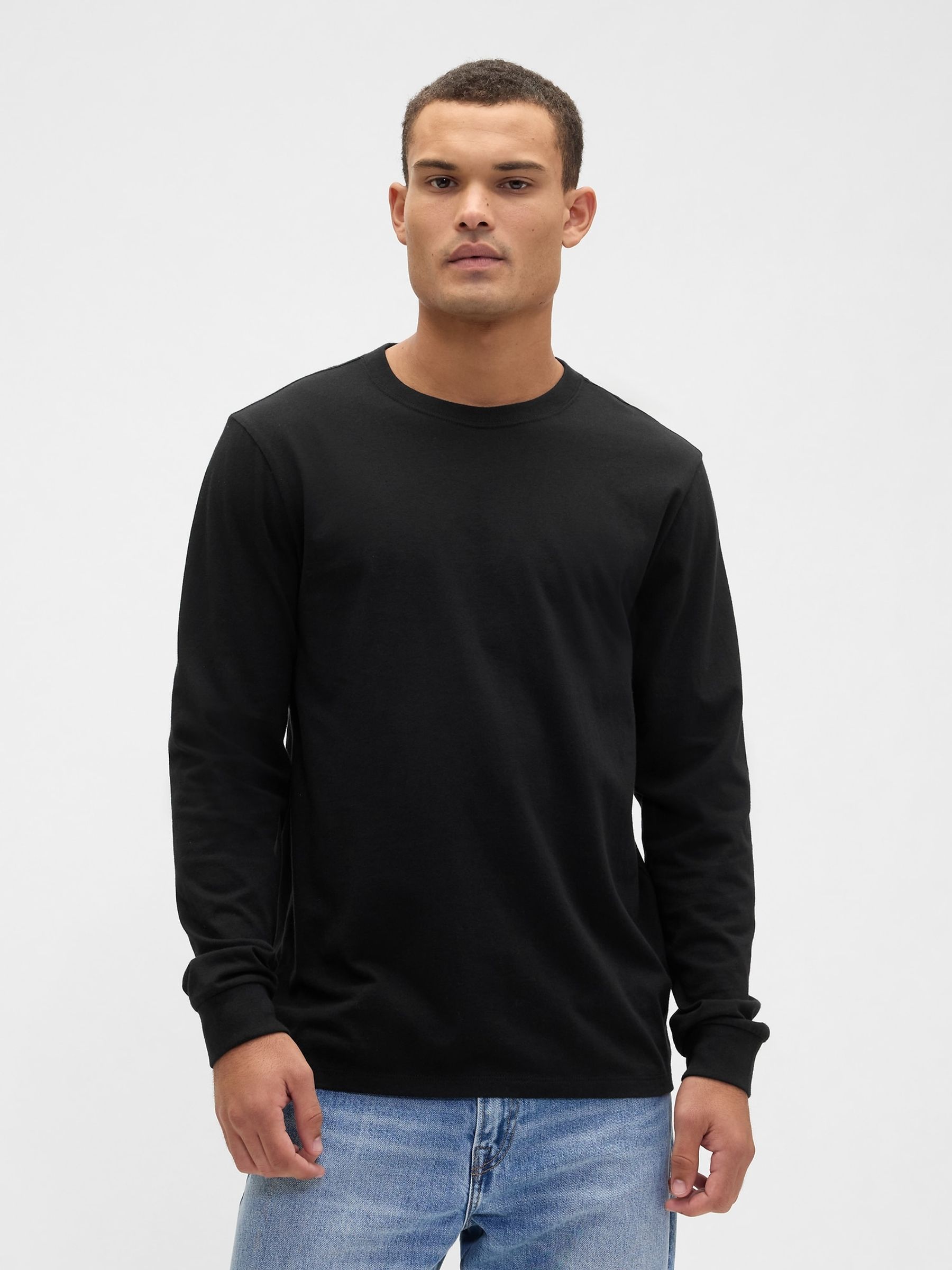 Black Everyday Long Sleeve T-Shirt - Image 1 of 5