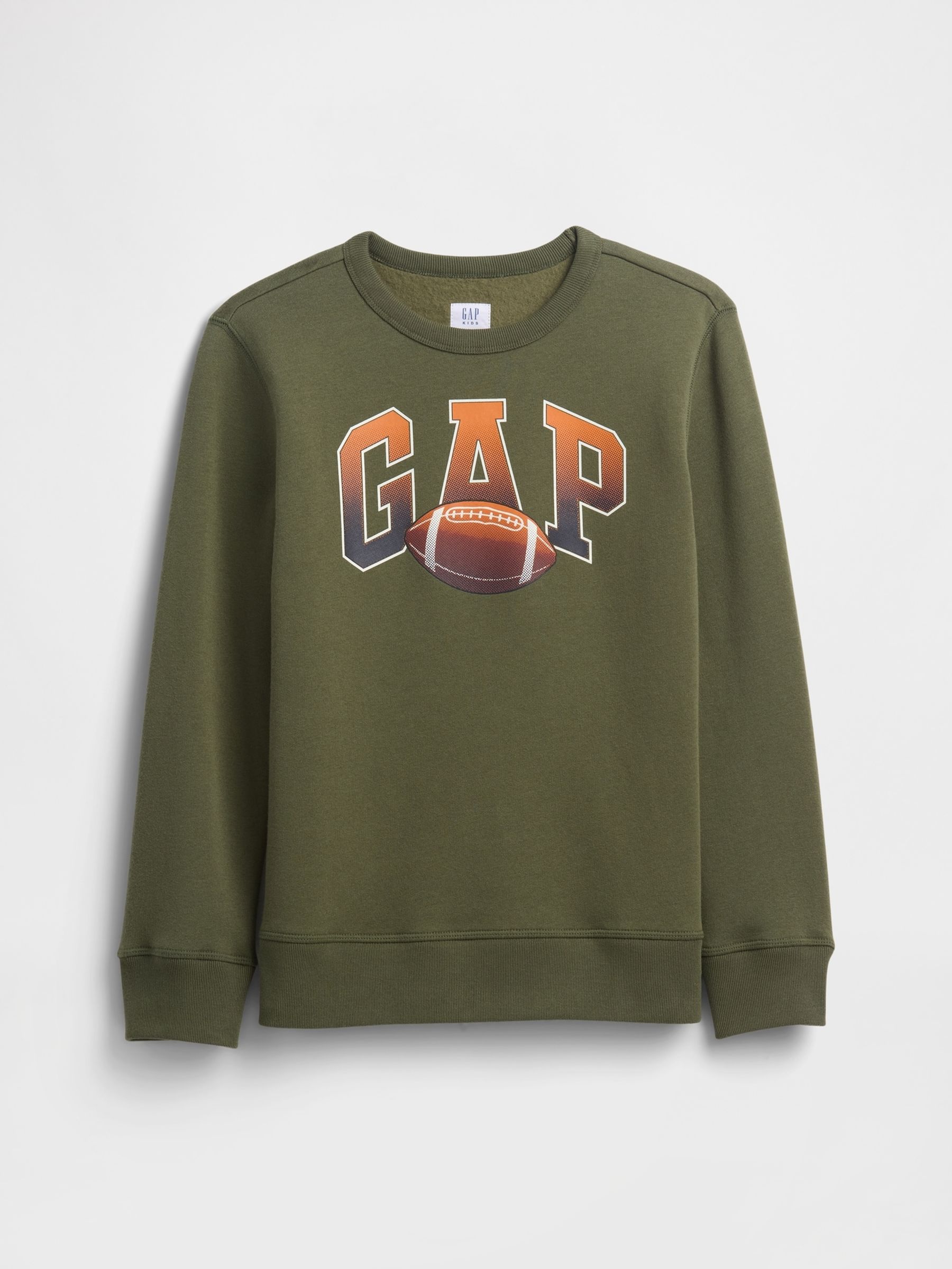 Khaki Green Logo Sweatshirt (4-13yrs) - Image 1 of 3